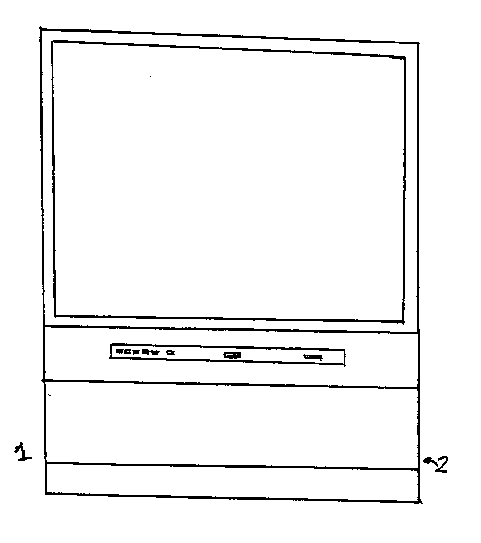 RCA D52W20 cabinet parts diagram