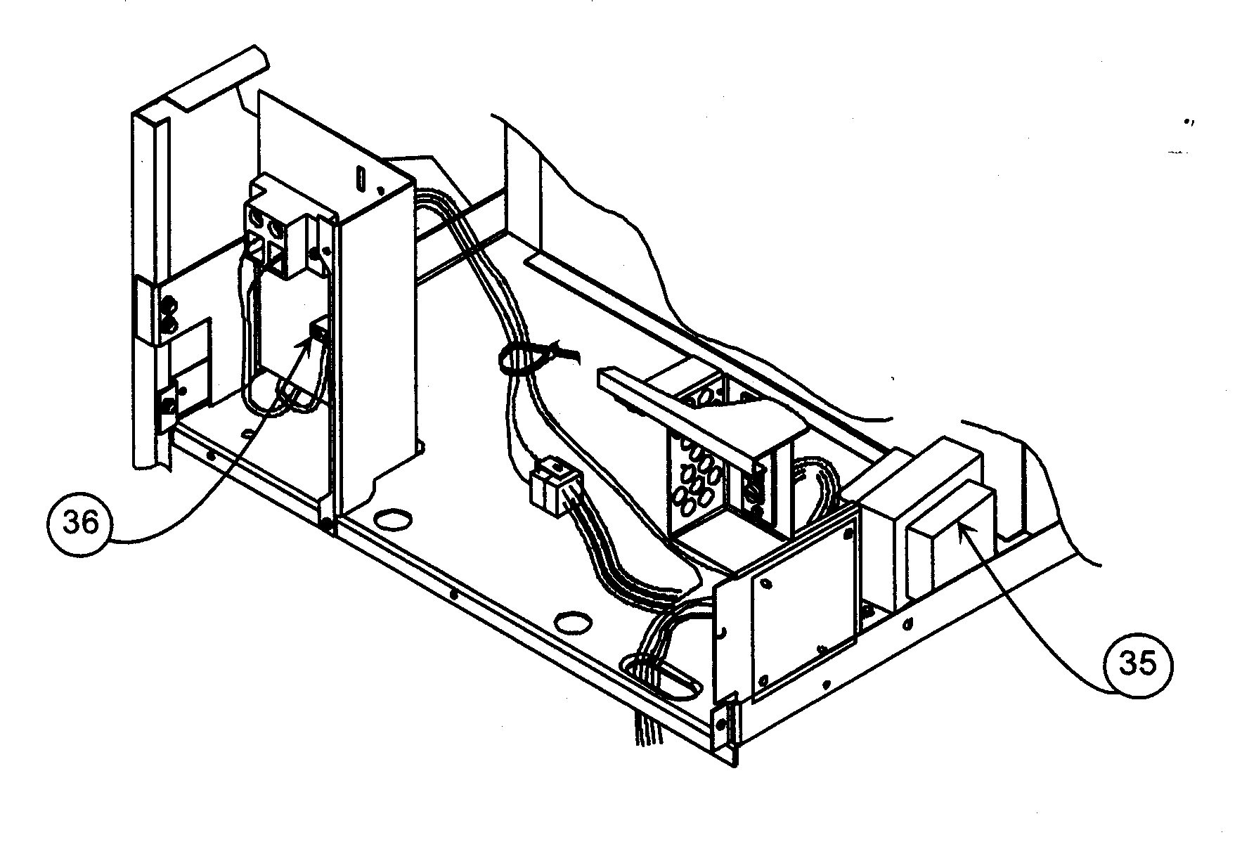 Carrier FE4ANF002000 control board diagram