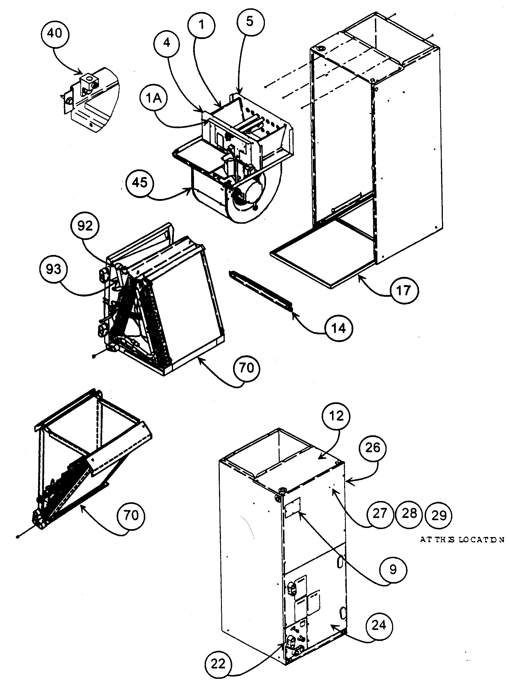 Carrier FV4BNF005000 casing assy diagram