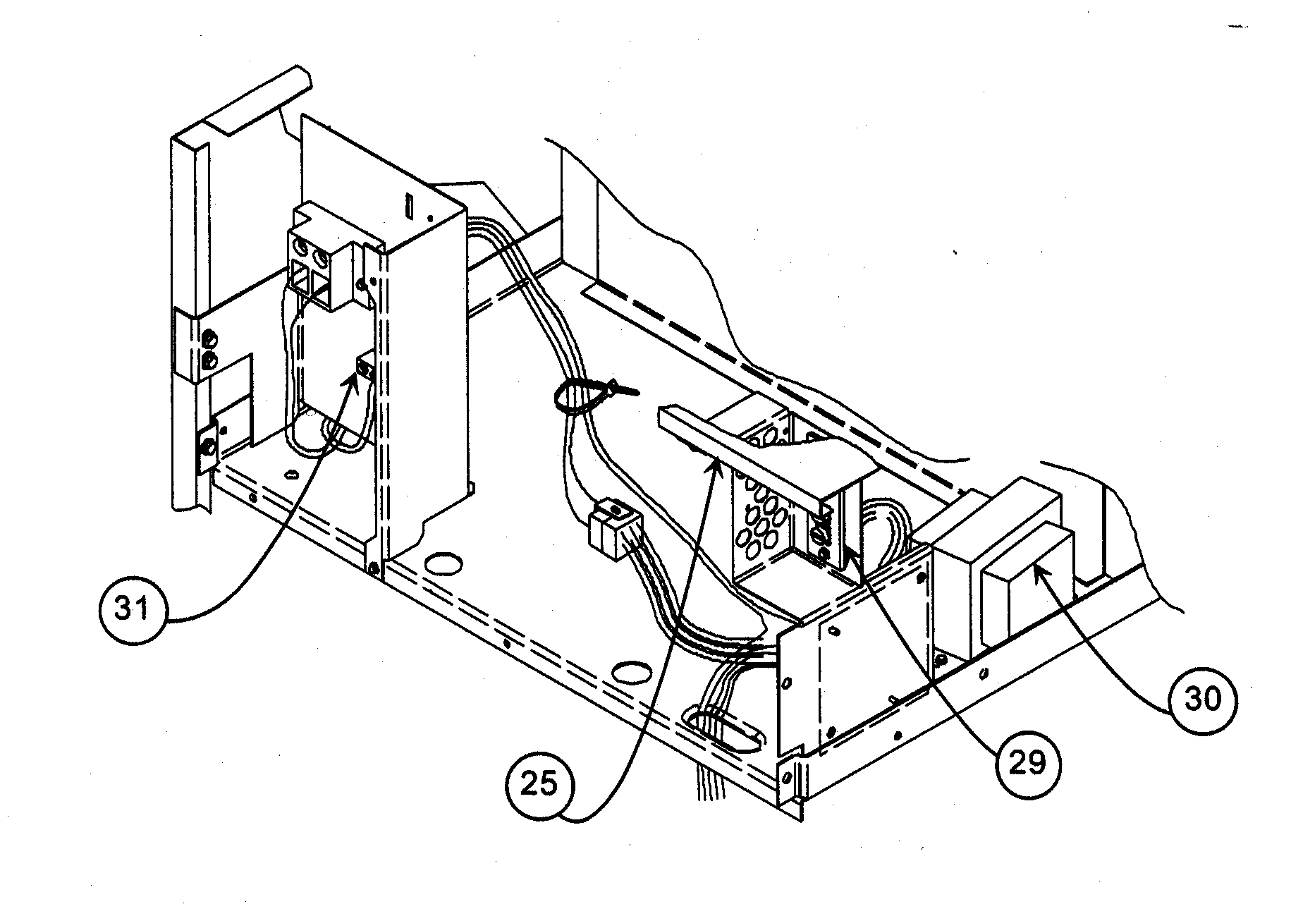 Carrier FB4BNF036000 control board diagram