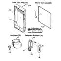 Payne PG8MAA036070AAJA outer door/vent assy diagram
