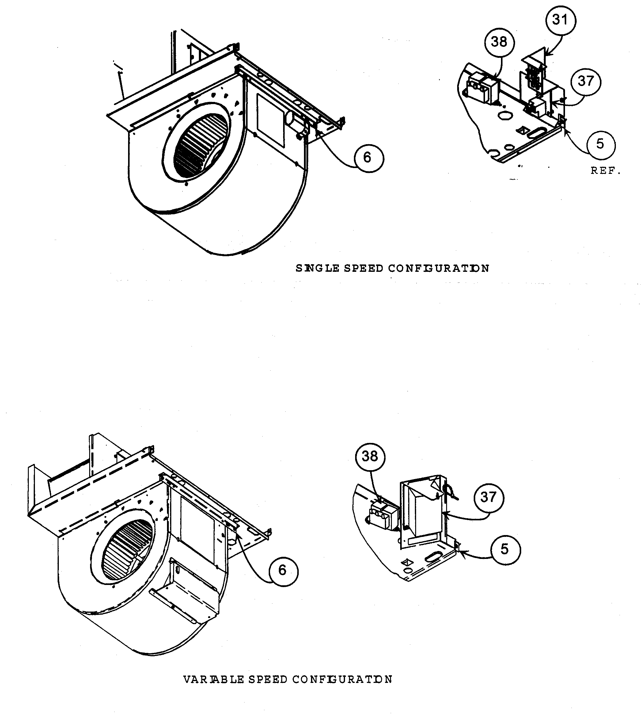 Carrier FA4BNF030000AAAA blower assy diagram