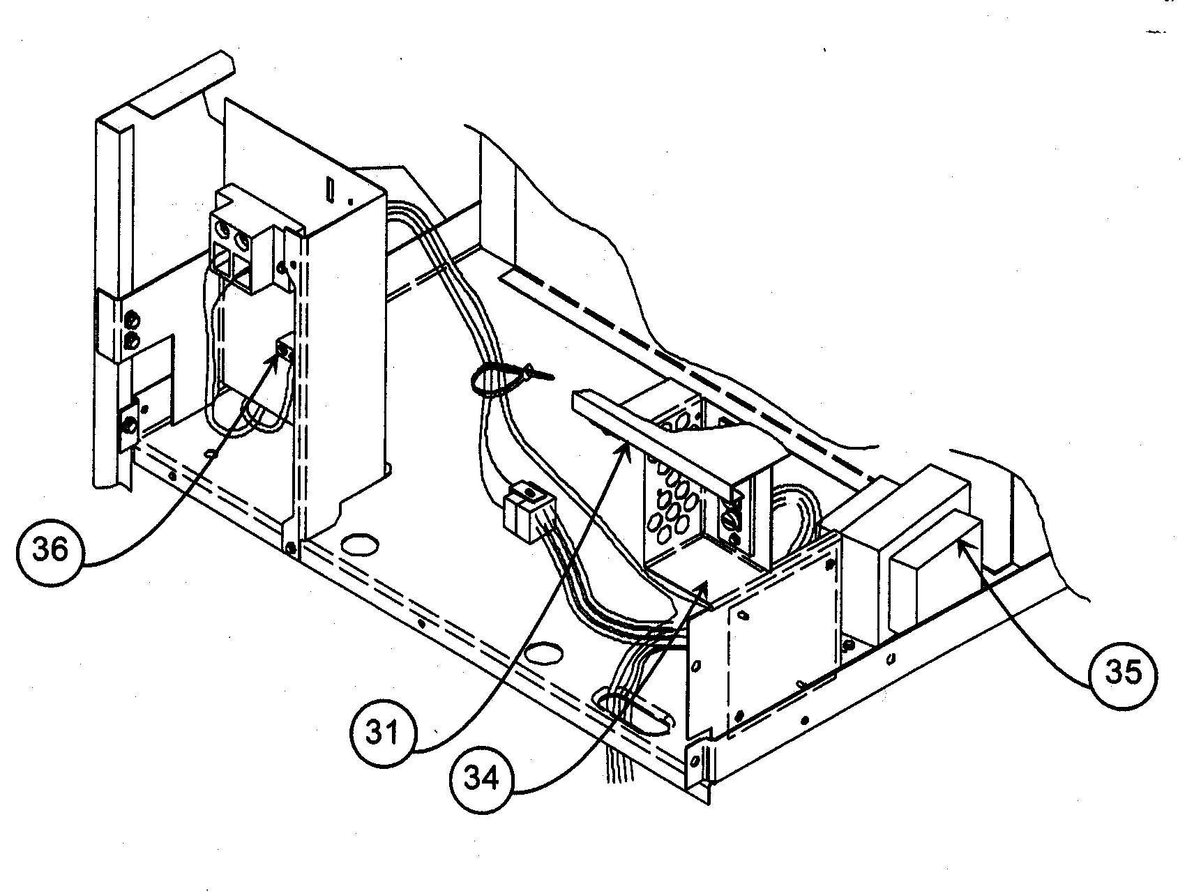Payne PF1MNB070000AAAA control board diagram
