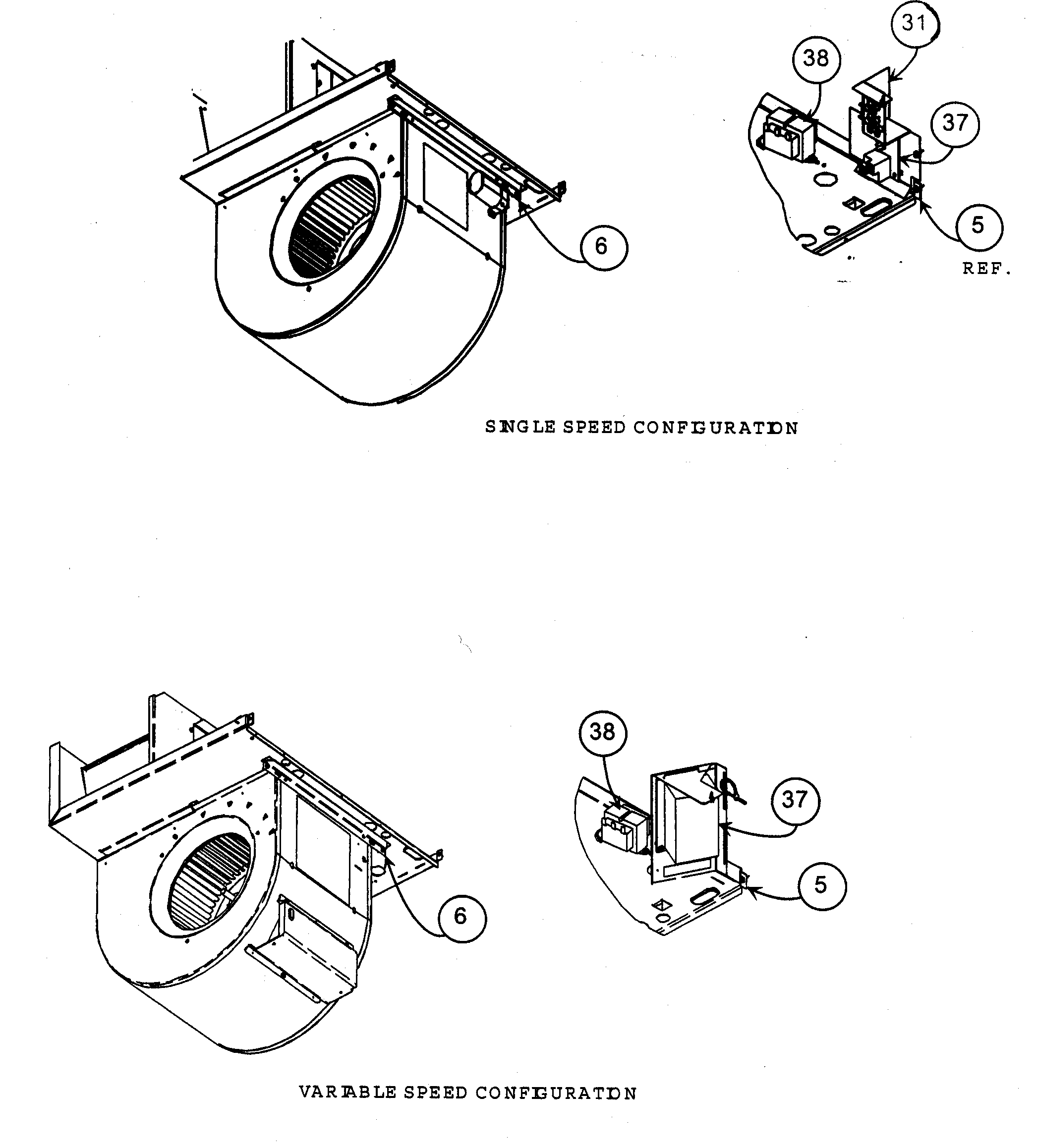 Carrier FA4BNF042000AAAA blower assy diagram