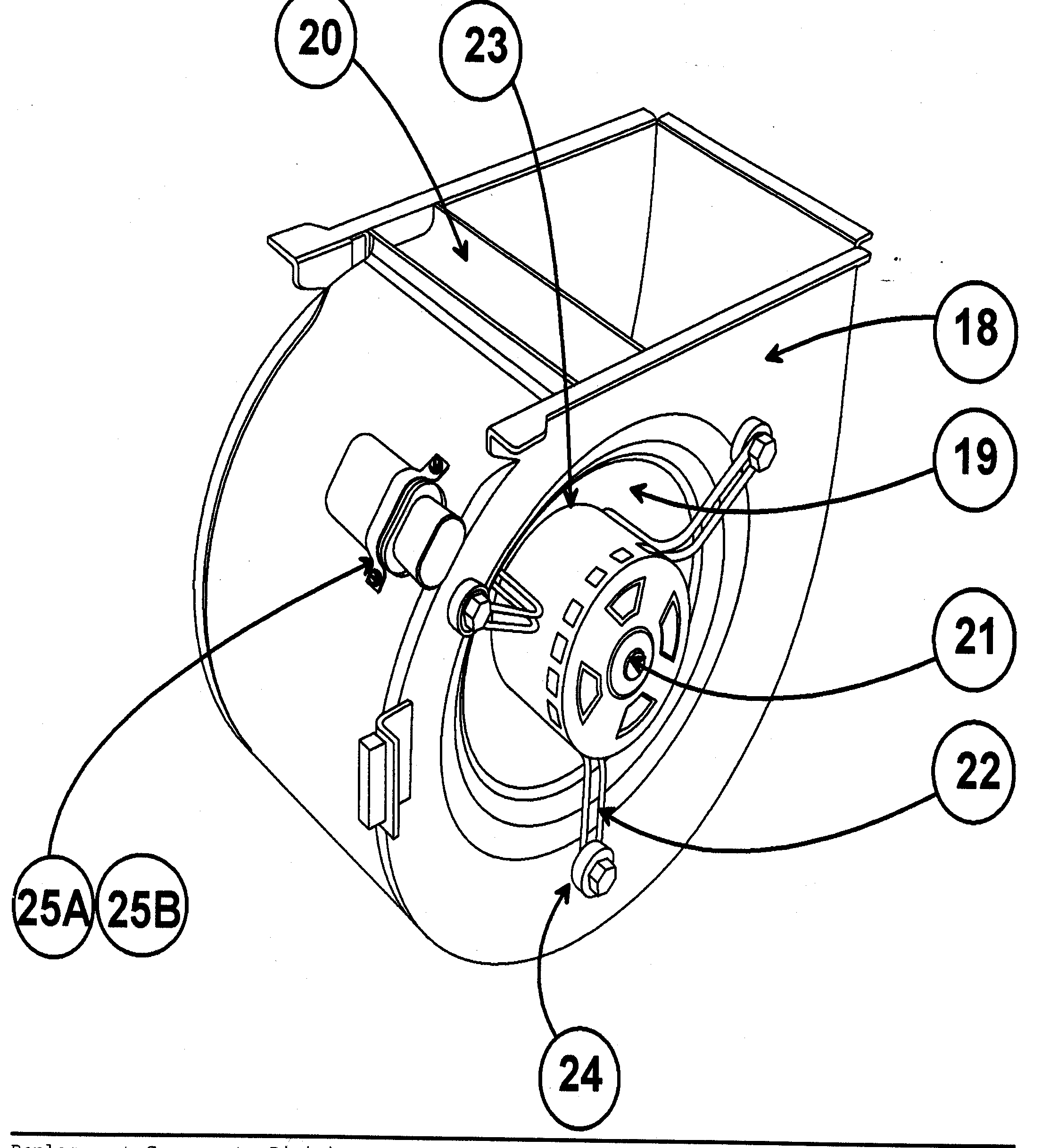 Carrier 58MXA100F14116 blower assy diagram