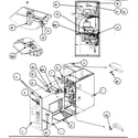 Carrier 58MXA080F14120 cabinet assy 2 diagram