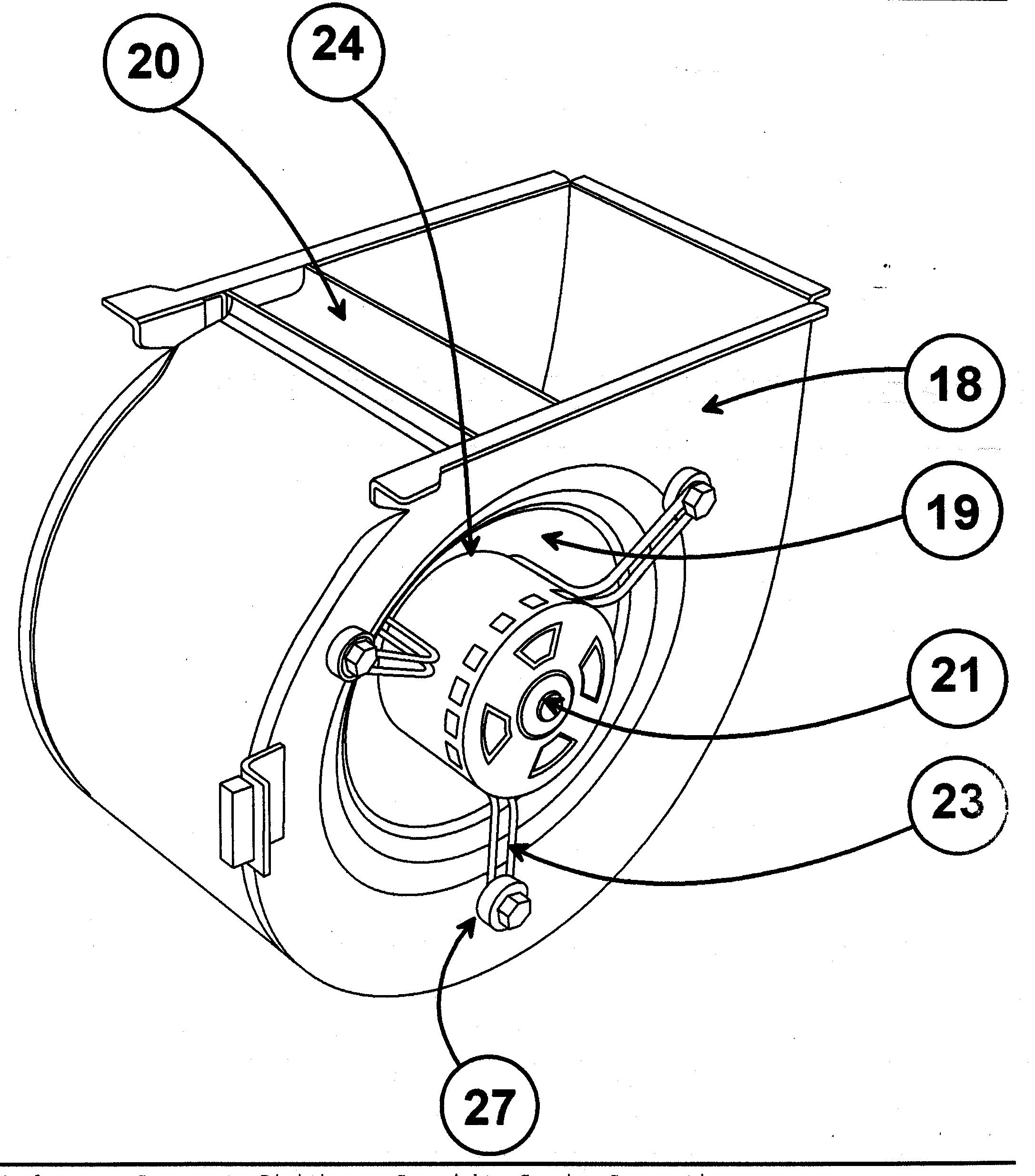 Carrier 58MVP120F15120 blower assy diagram