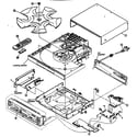 Sony DVP-NC875V cabinet parts 1 diagram