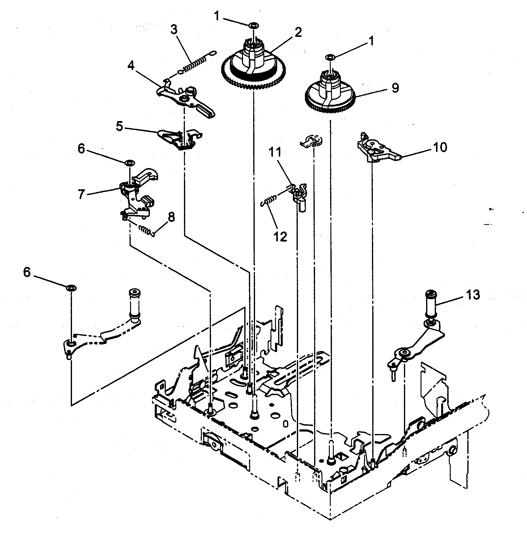 Canon ELURA70A mechanical chassis 2 diagram