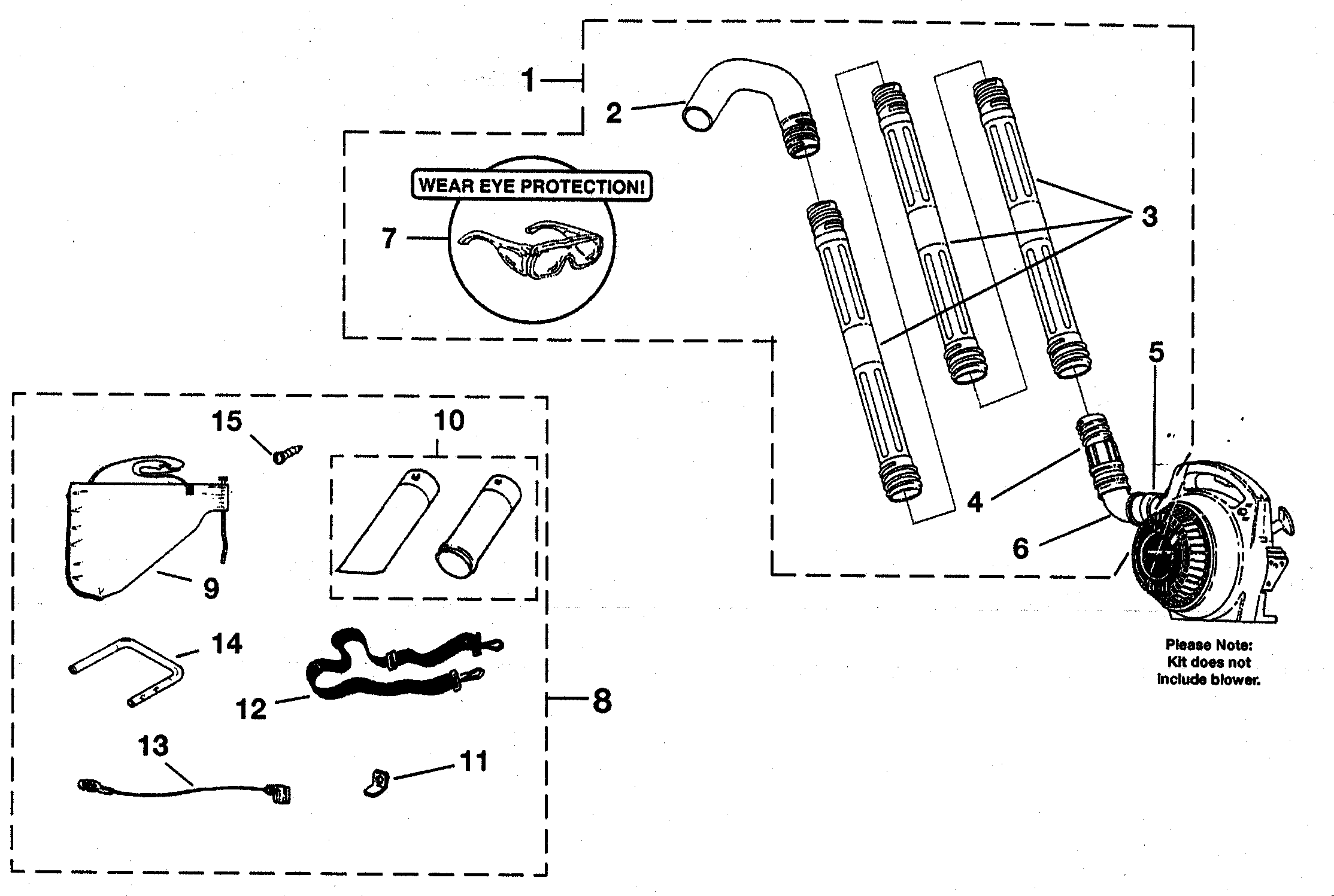 Homelite UT08121 tubes/accessories diagram