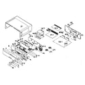 Harman Kardon AVR135 cabinet parts diagram
