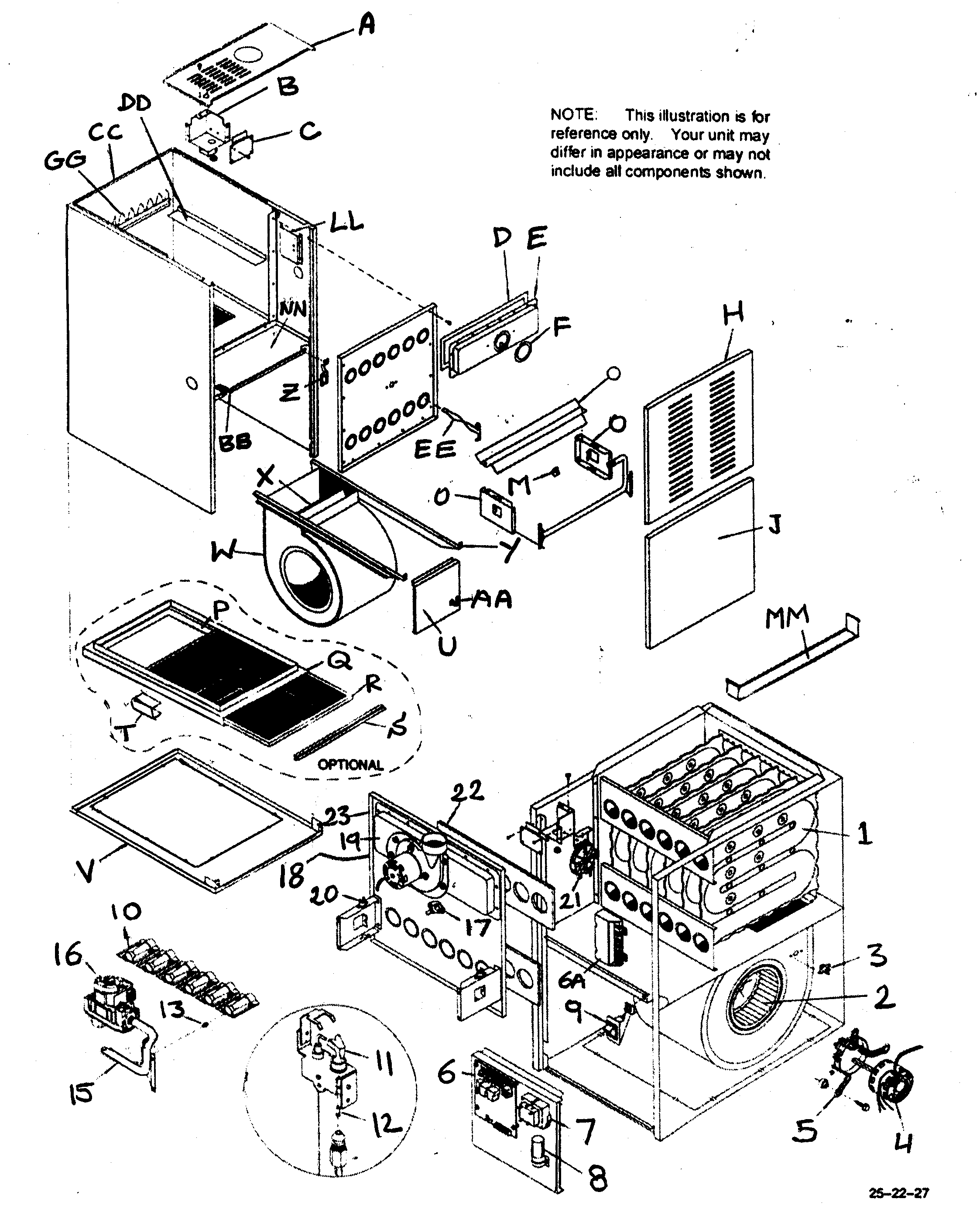 ICP NTG3050FBA1 furnace diagram