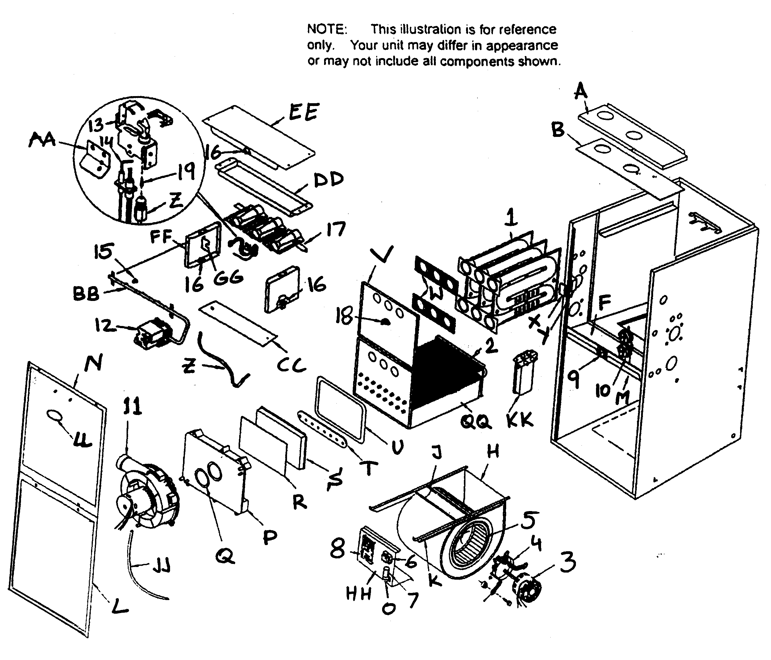 ICP C9MPD100J14A1 furnace diagram