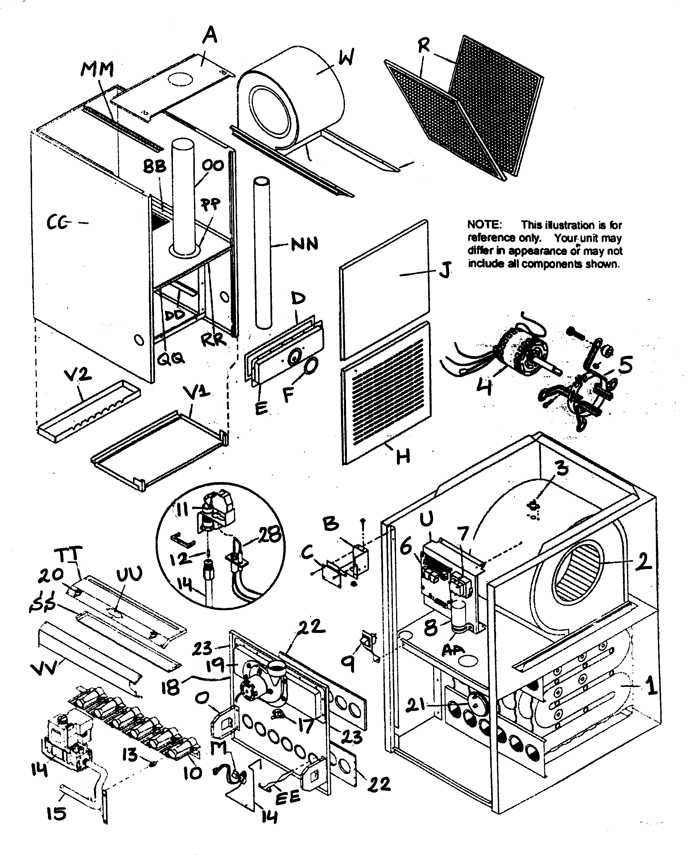 ICP NDN6075FBG1 furnace diagram