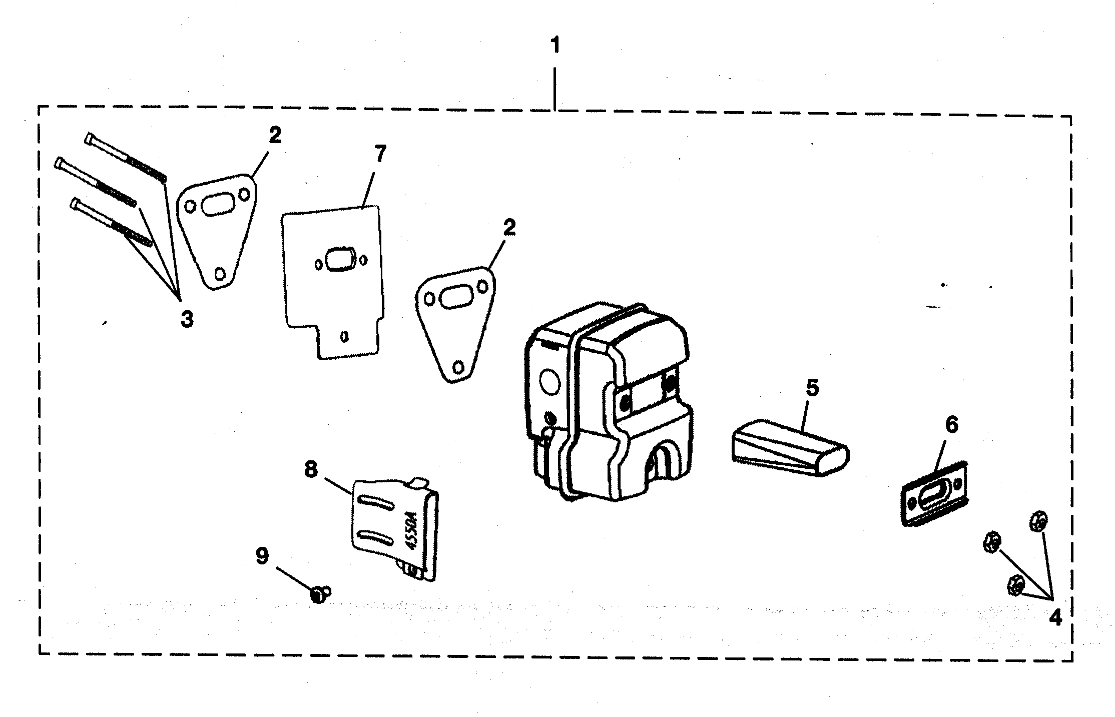 Homelite UT10946 muffler diagram