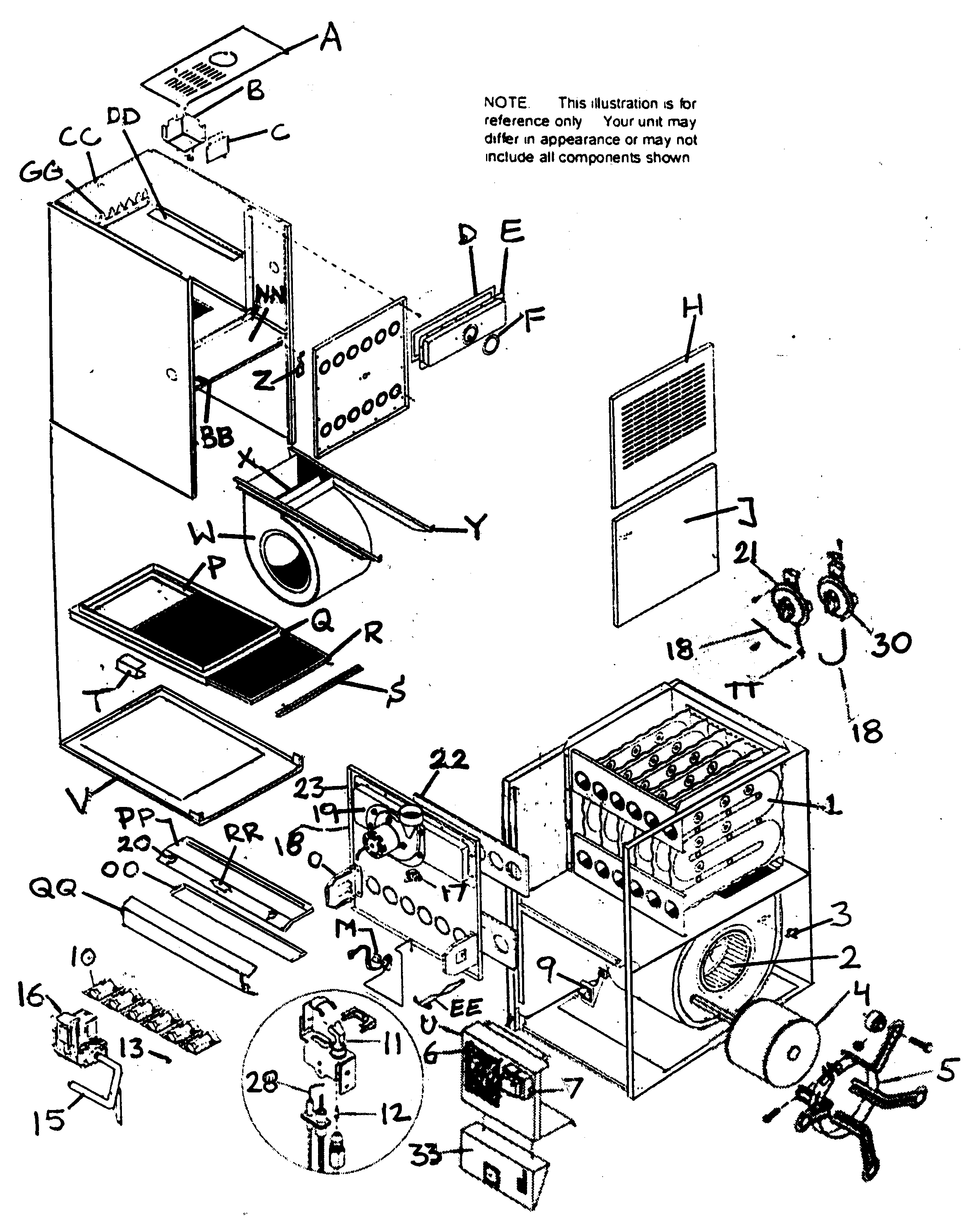 ICP NTV6125KJA1 furnace diagram