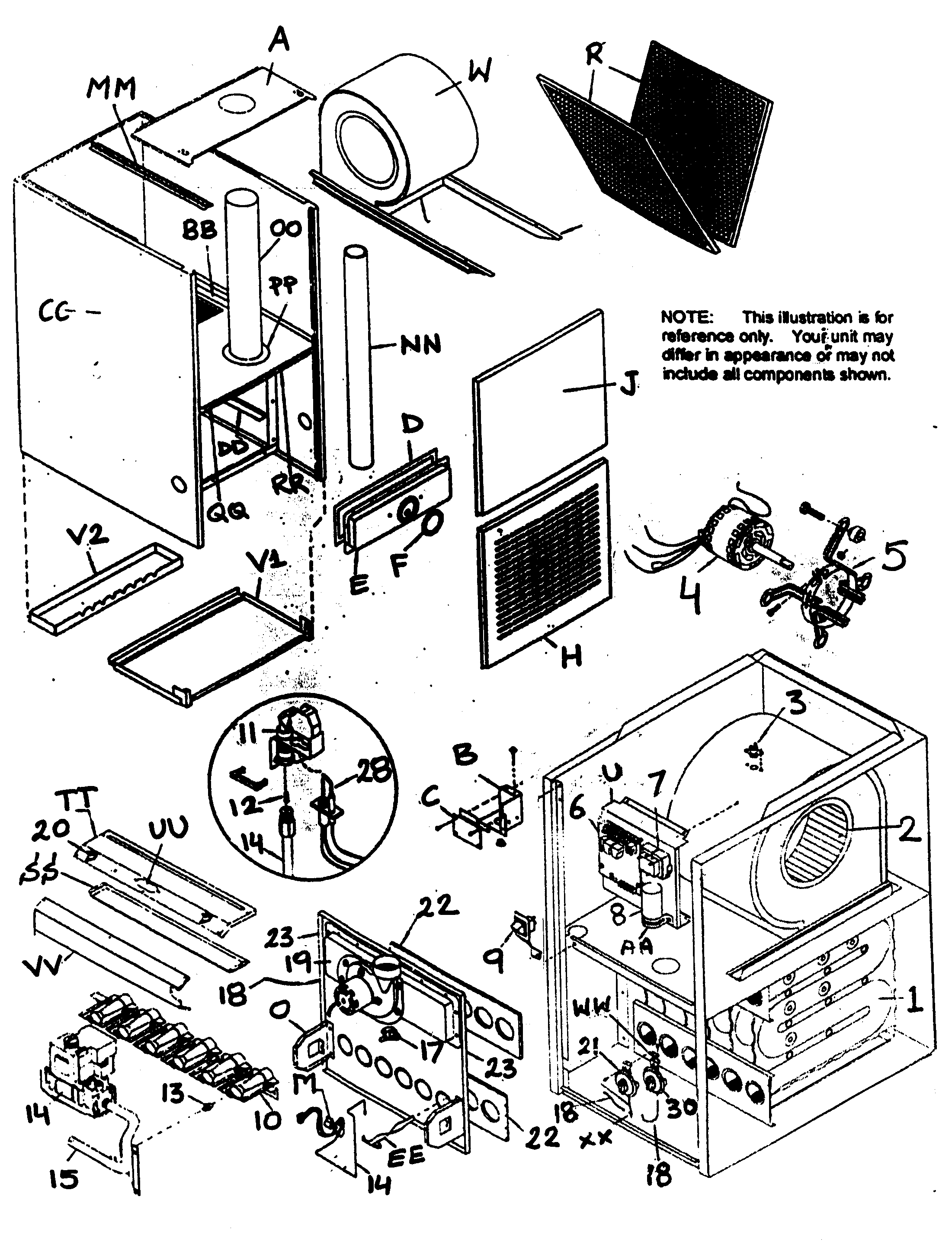 ICP NDP6125KJB1 furnace diagram