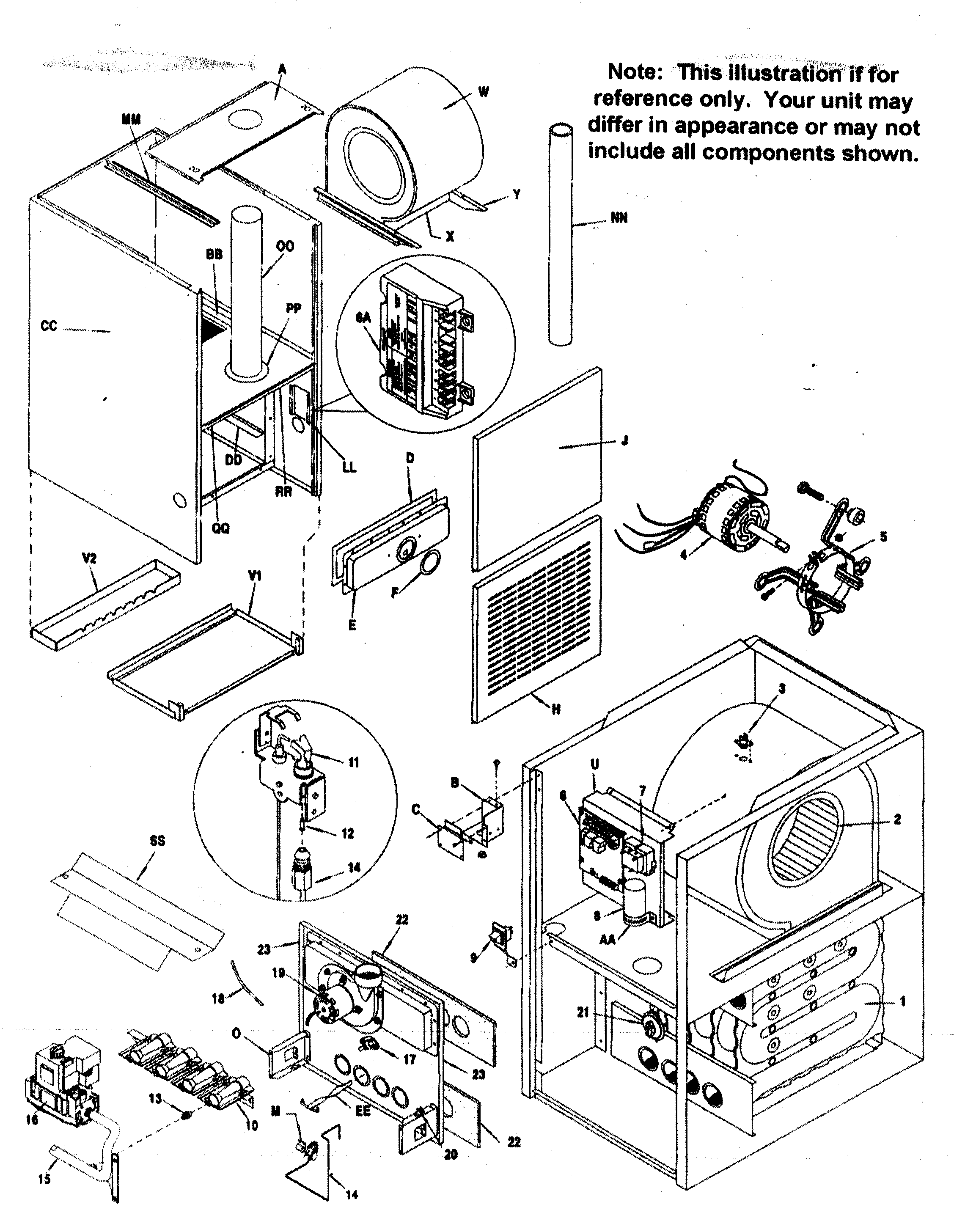 ICP NDN3050FBA1 cabinet parts diagram