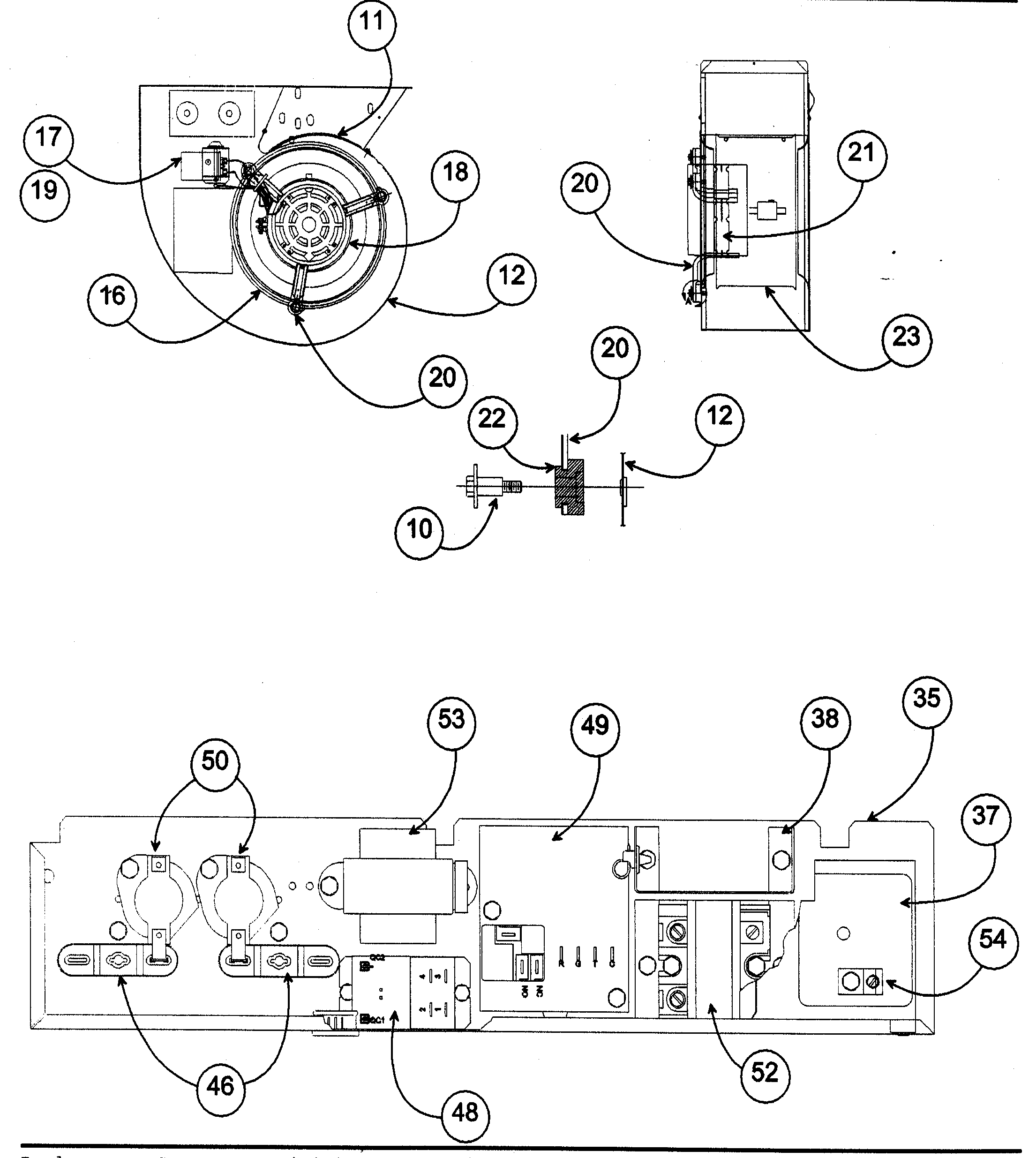 Carrier FF1DNA024000AAAA control assy diagram