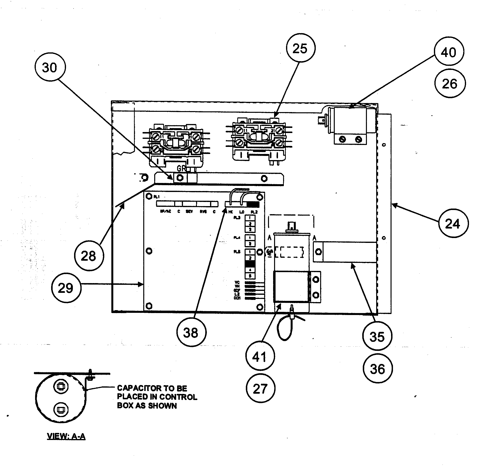 Carrier 38YDB024 SERIES300 control box diagram