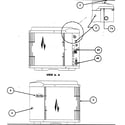 Carrier 38TXA048 SERIES300 inlet grille/service panel diagram