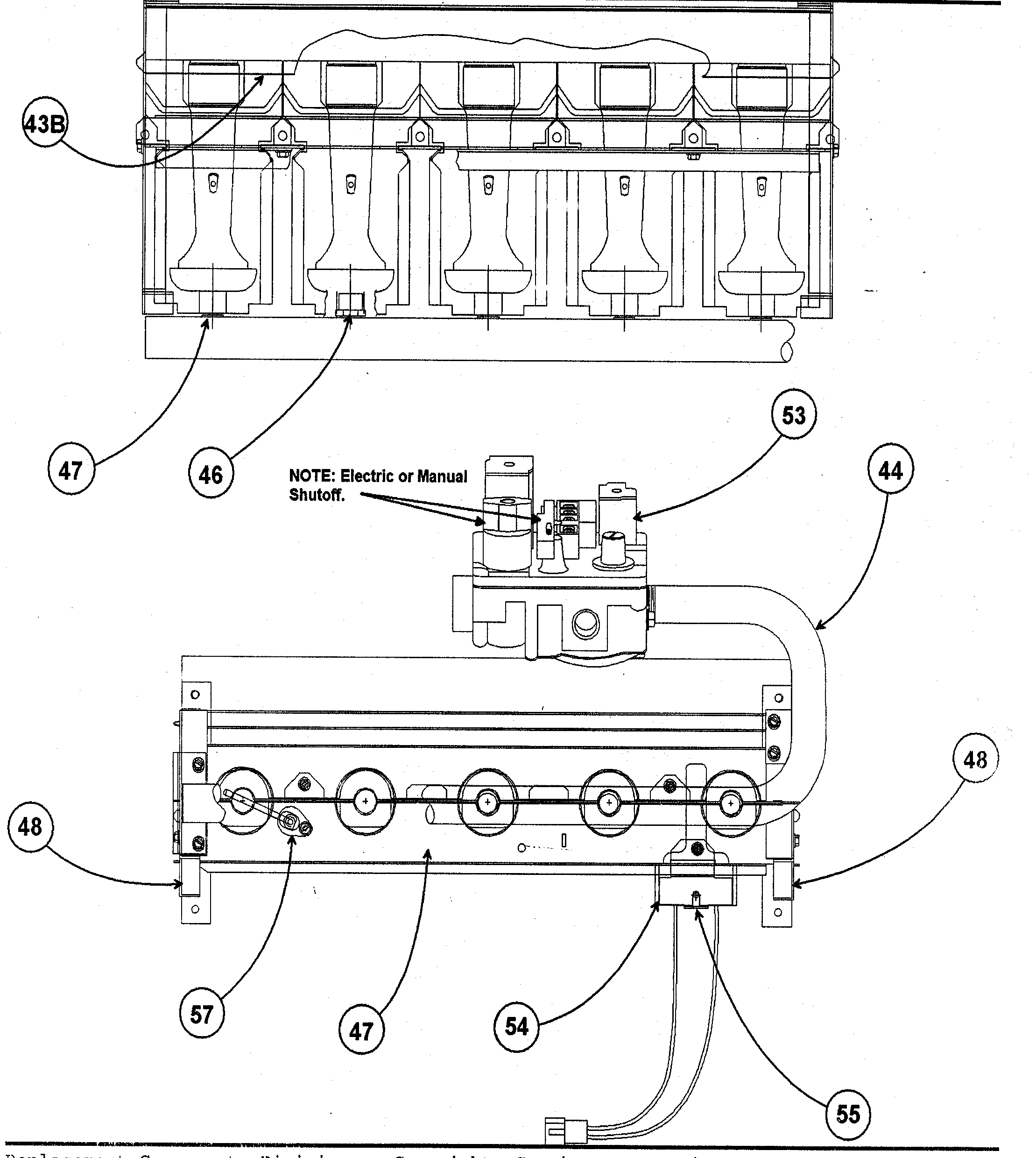 Carrier 58MTA120F10120 burner assy diagram