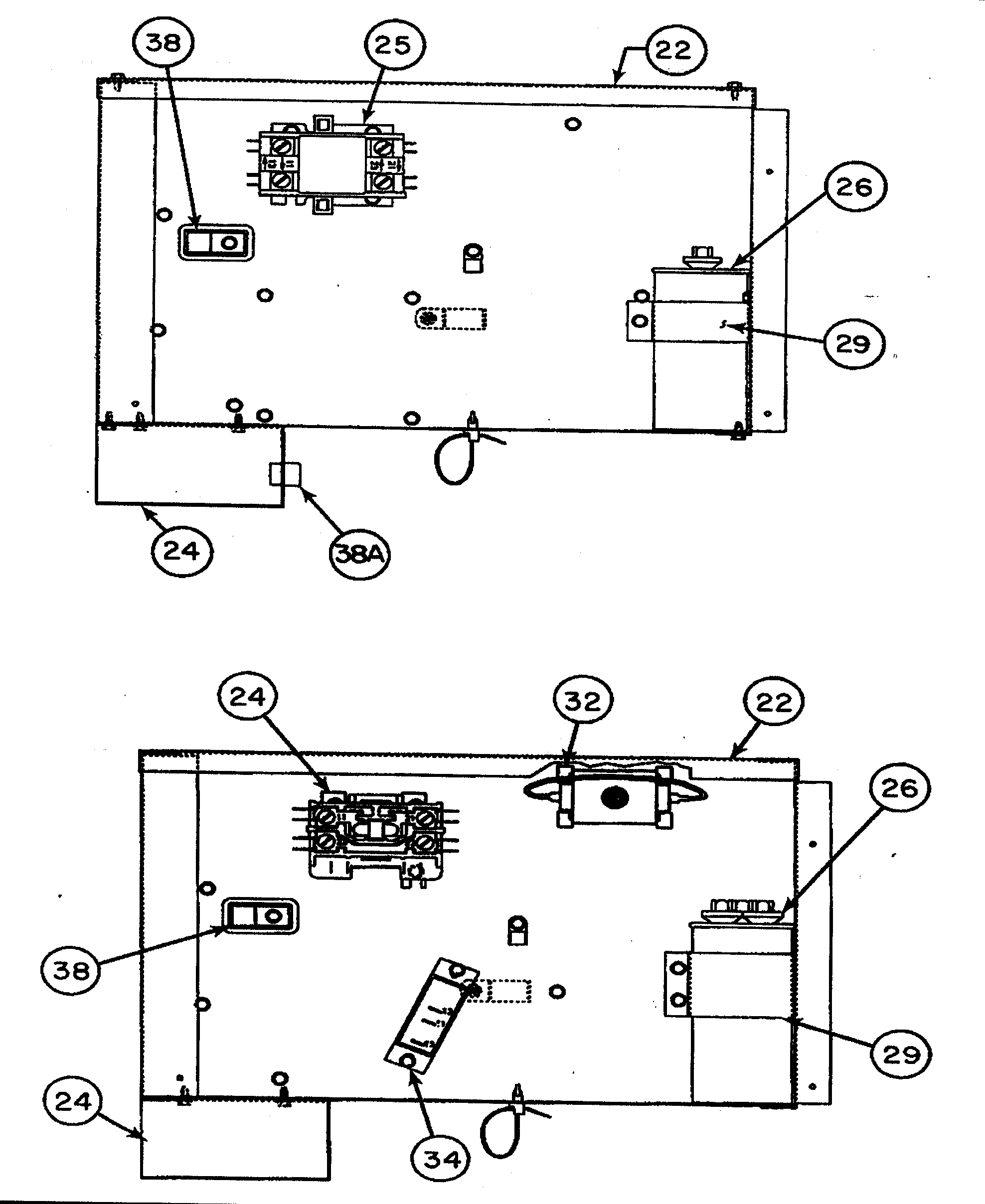 Carrier 38TKB048 SERIES300 control box/cover diagram