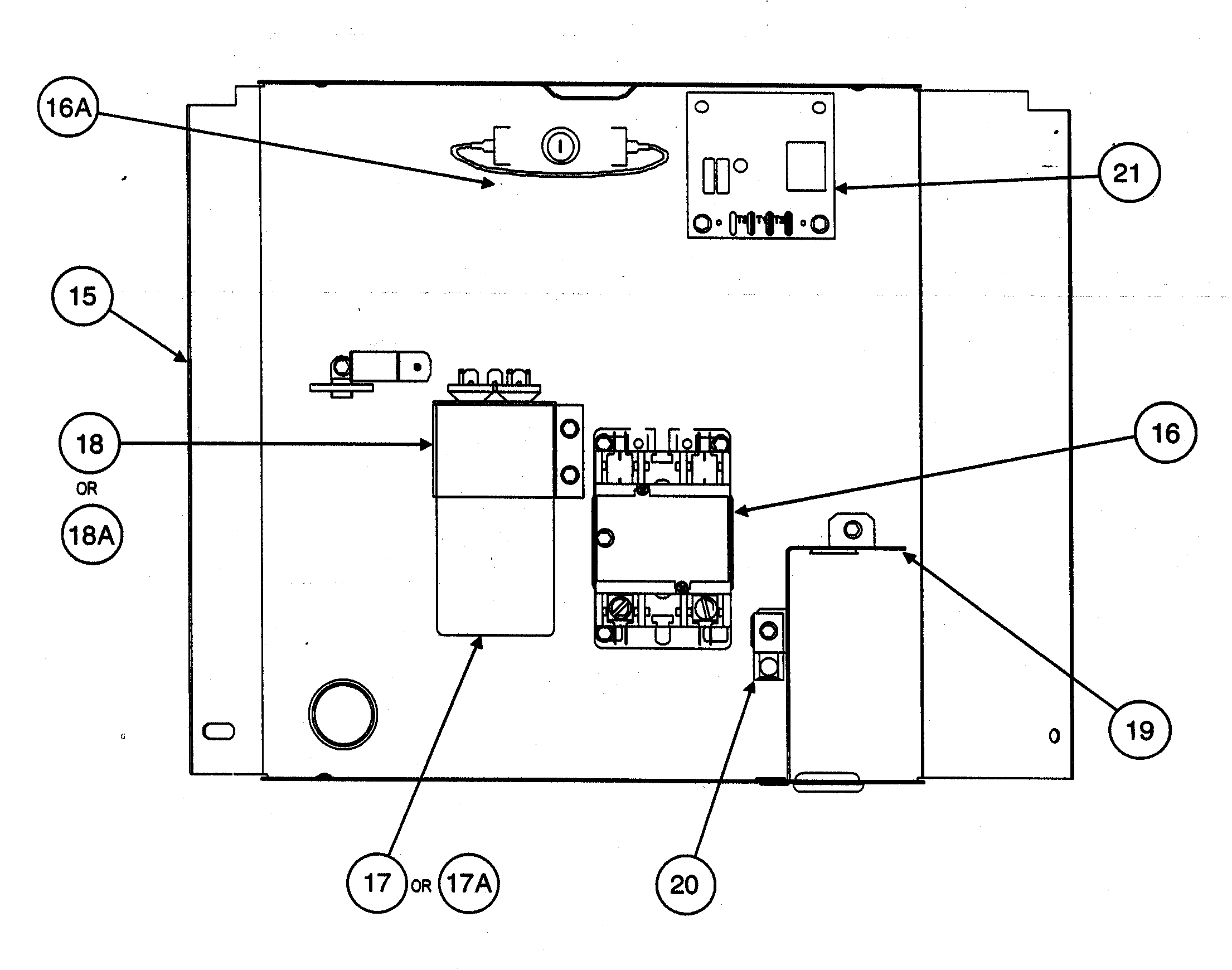 Carrier 38BRC036 SERIES300 control box diagram