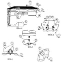 Carrier 38BRG018 SERIES300 control box cover/fan motor diagram