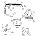 Carrier 38BRG048 SERIES300 control box cover/fan motor diagram