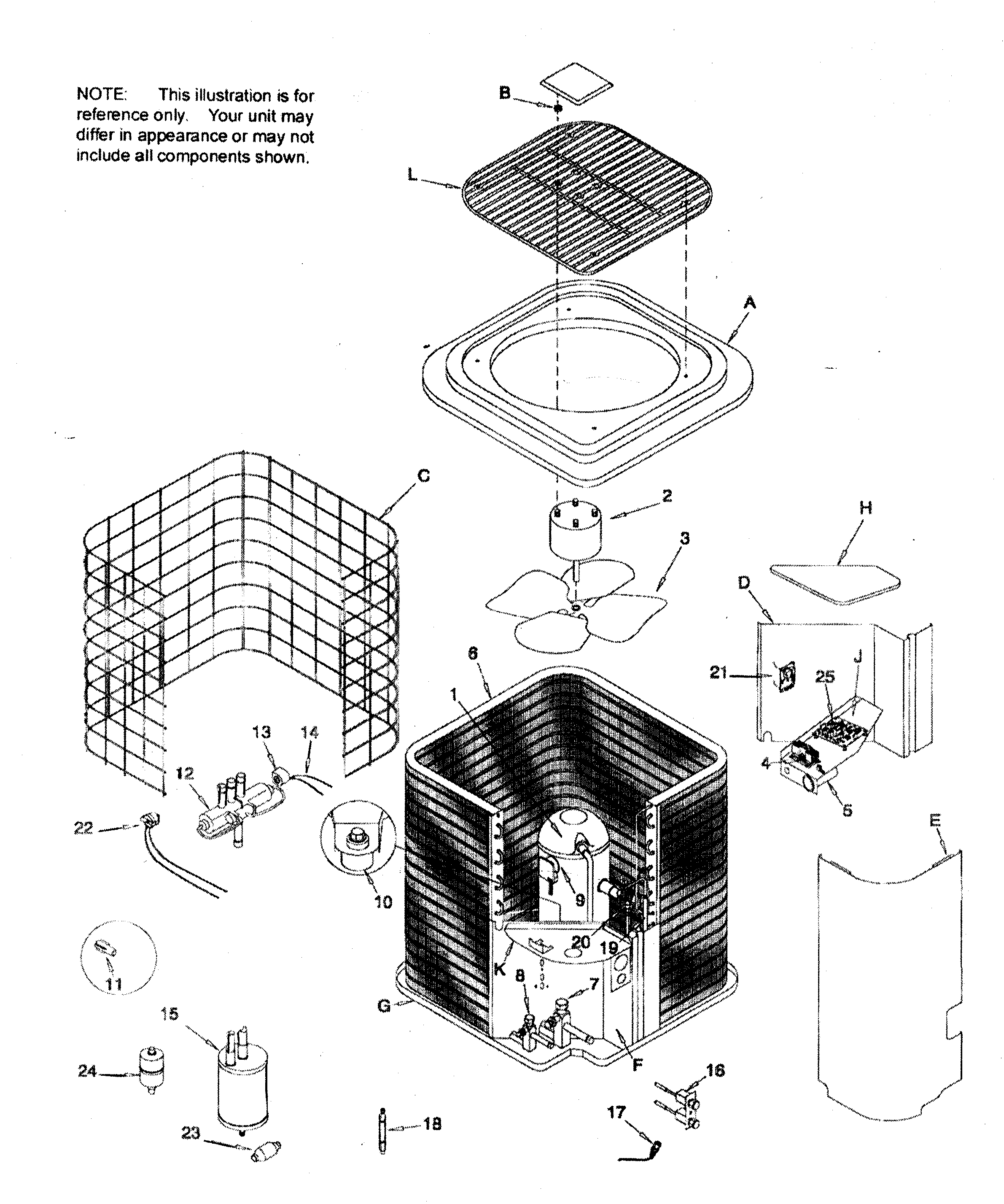 ICP HHP030AKA1 heat pump diagram