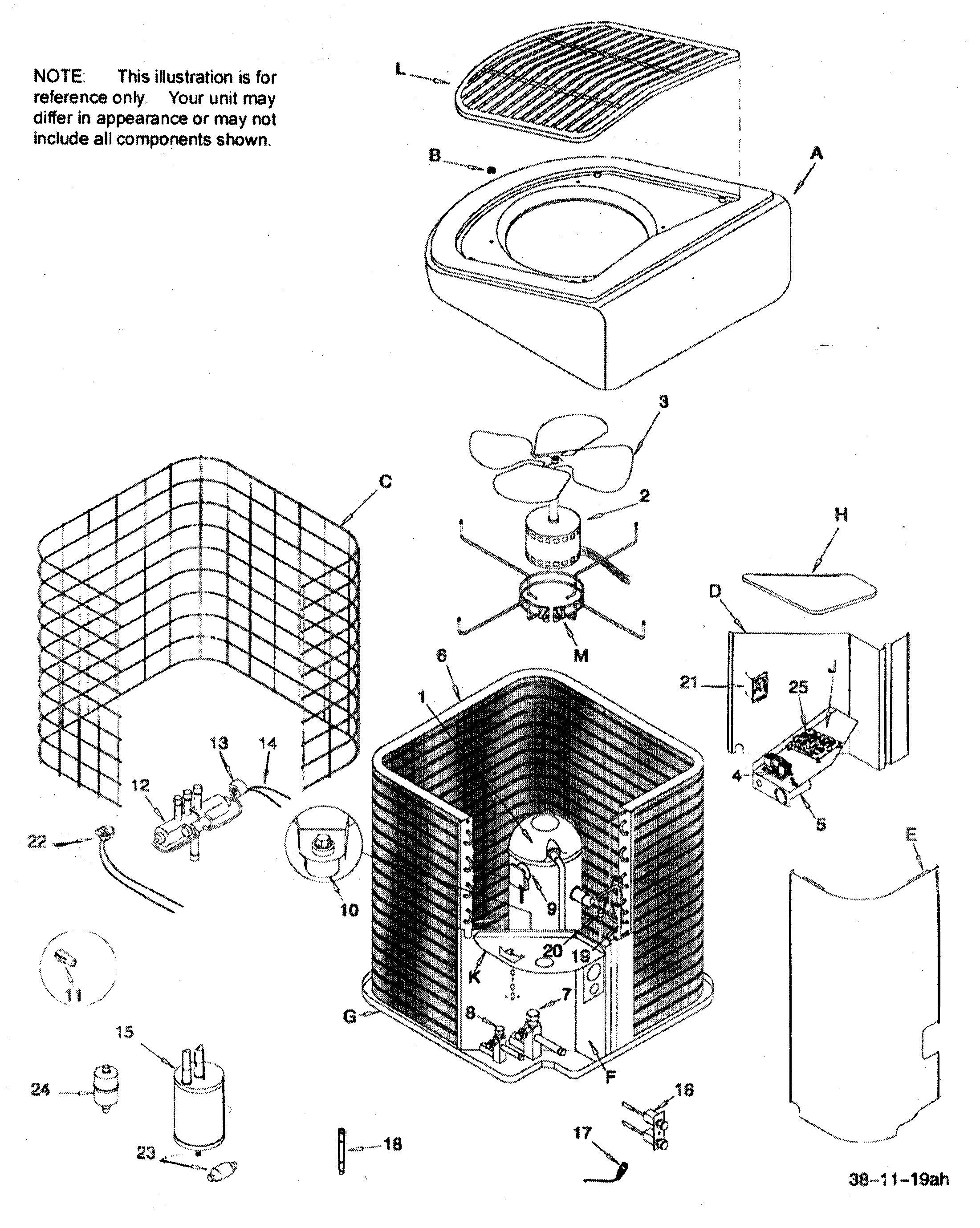ICP TCH036AKA1 heat pump diagram