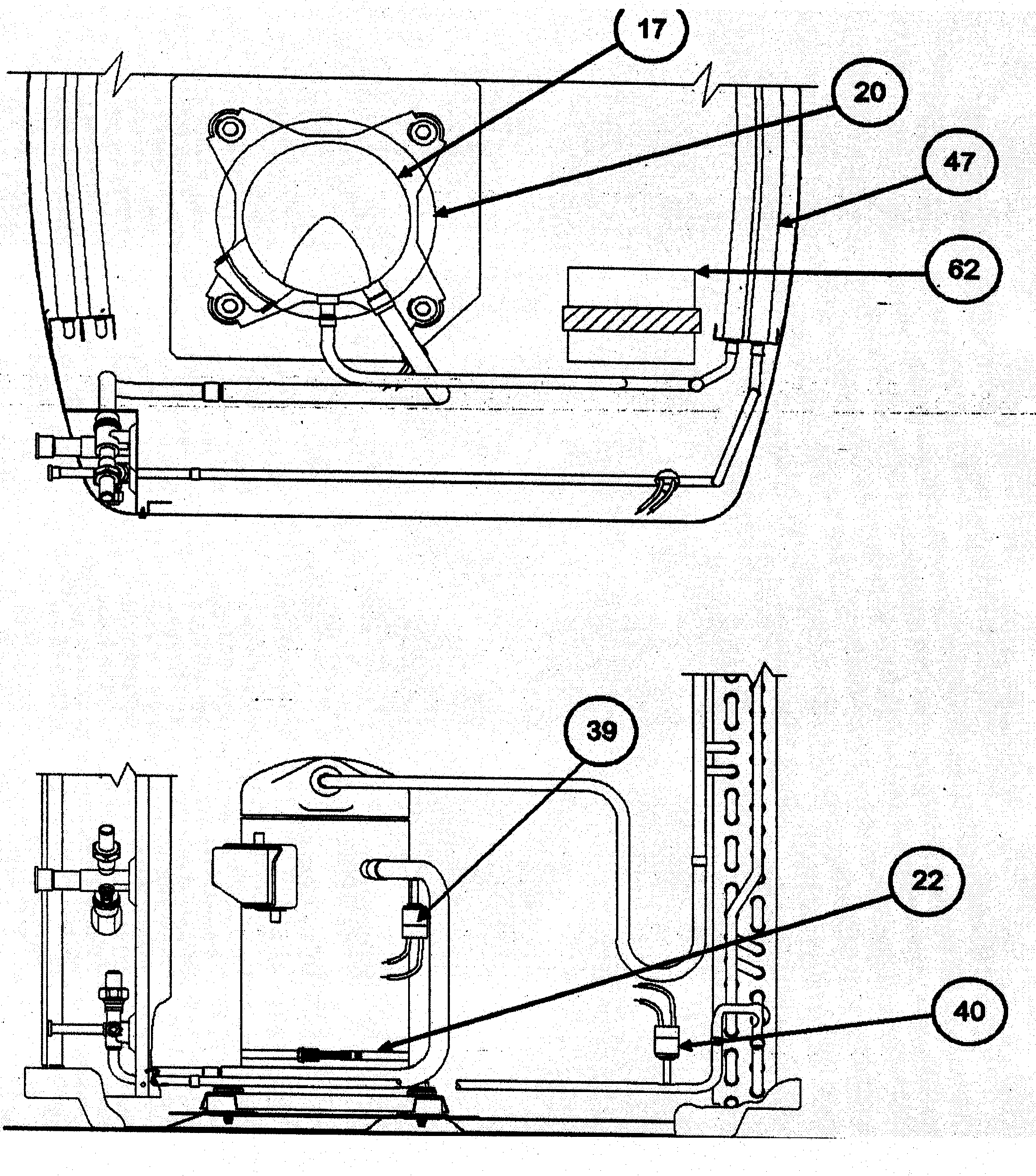 Carrier 38TSA024 SERIES300 compressor asy diagram