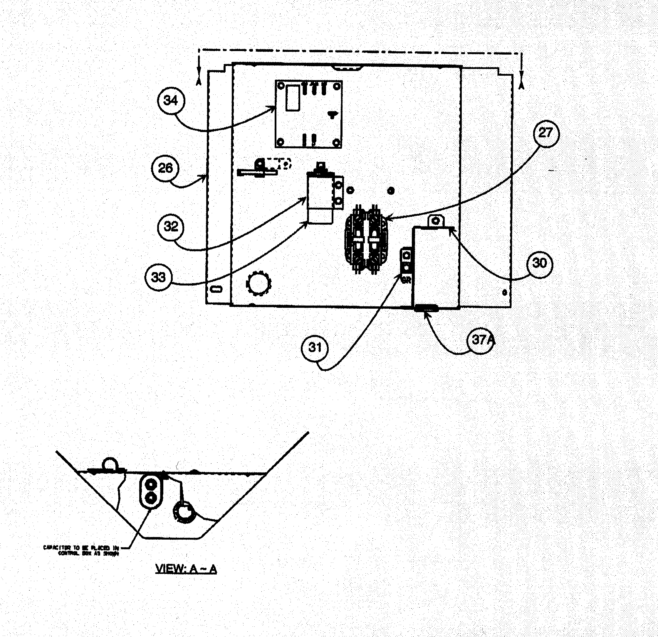 Carrier 38EZG036 SERIES300 control asy diagram
