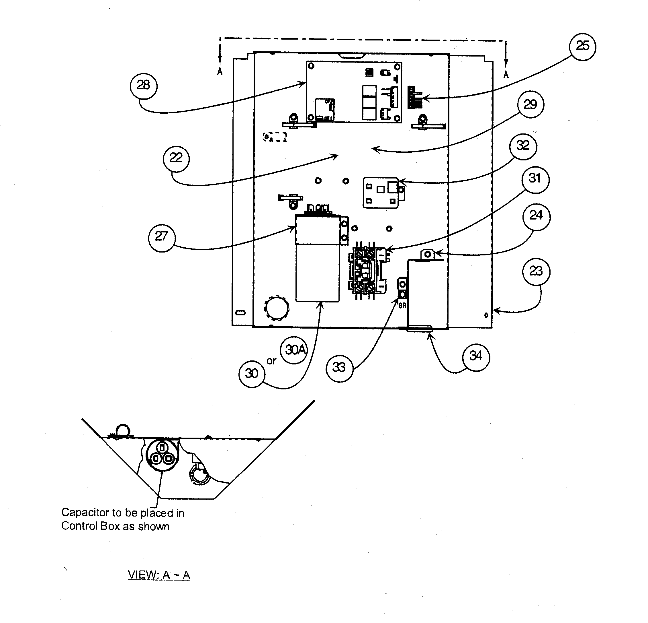 Carrier 38EYG042 SERIES300 control asy diagram