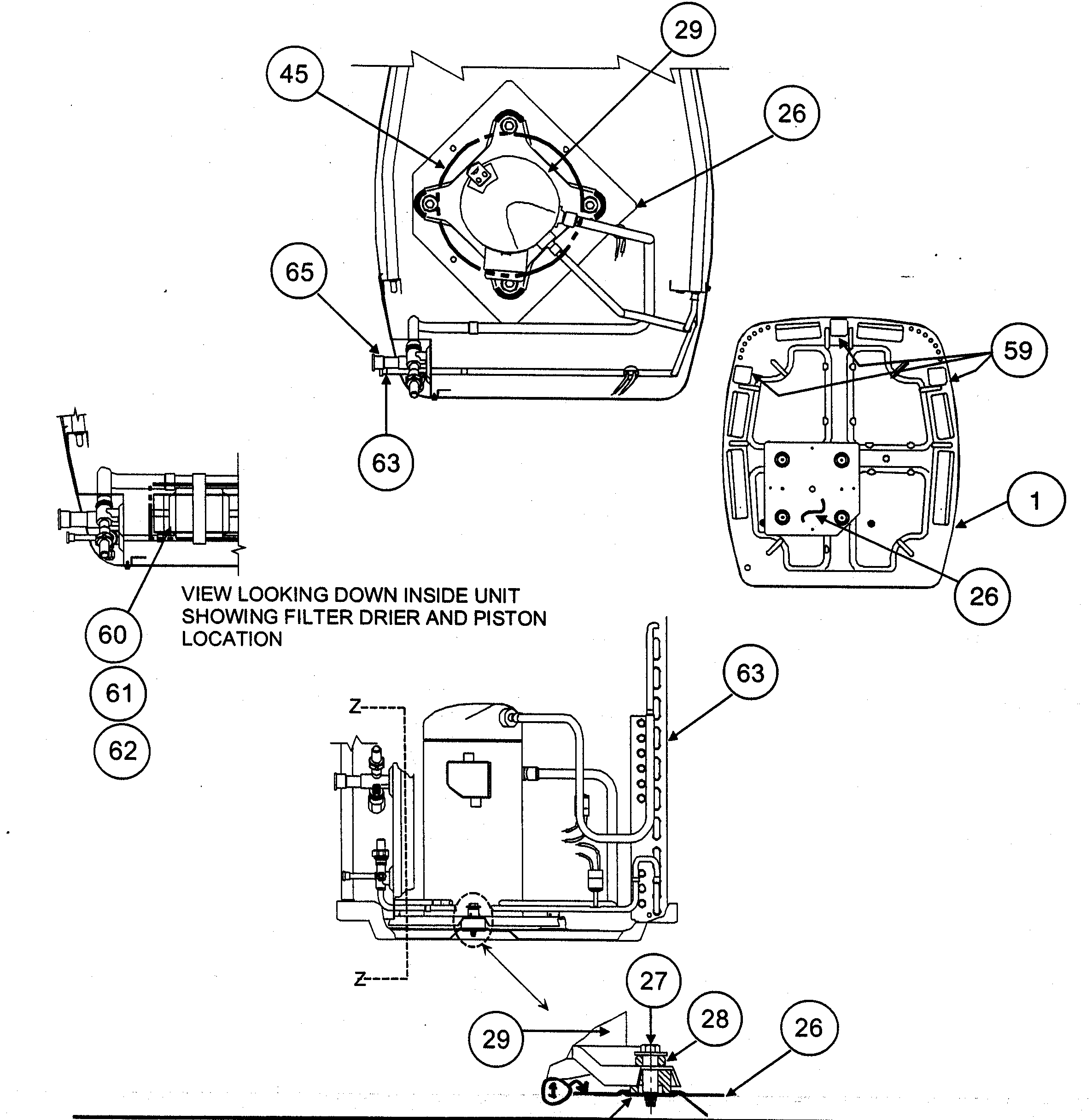 Carrier 38TPA030 SERIES300 compressor asy diagram