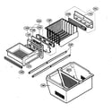 Kenmore 79575082401 freezer parts diagram