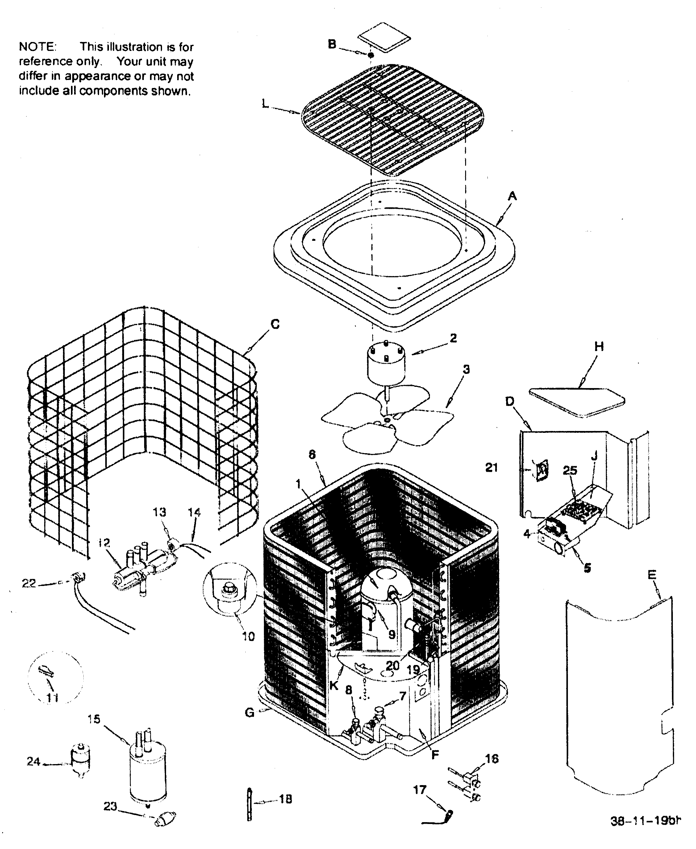 ICP HHP218GKA1 heat pump diagram