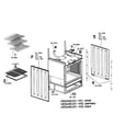 Bosch HES446U/01 range paneling shelving diagram