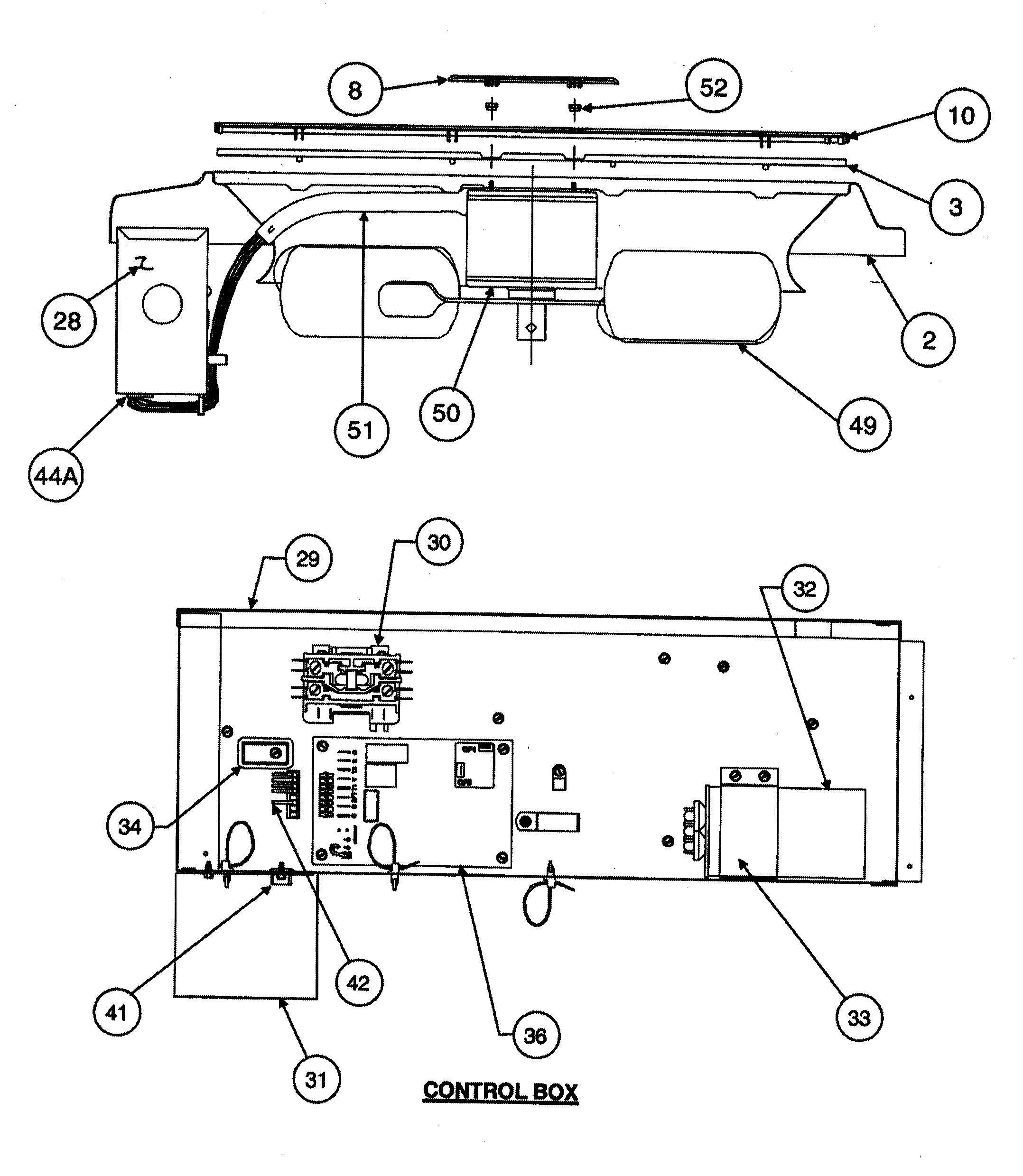 Carrier 38YZA024 SERIES310 control box diagram