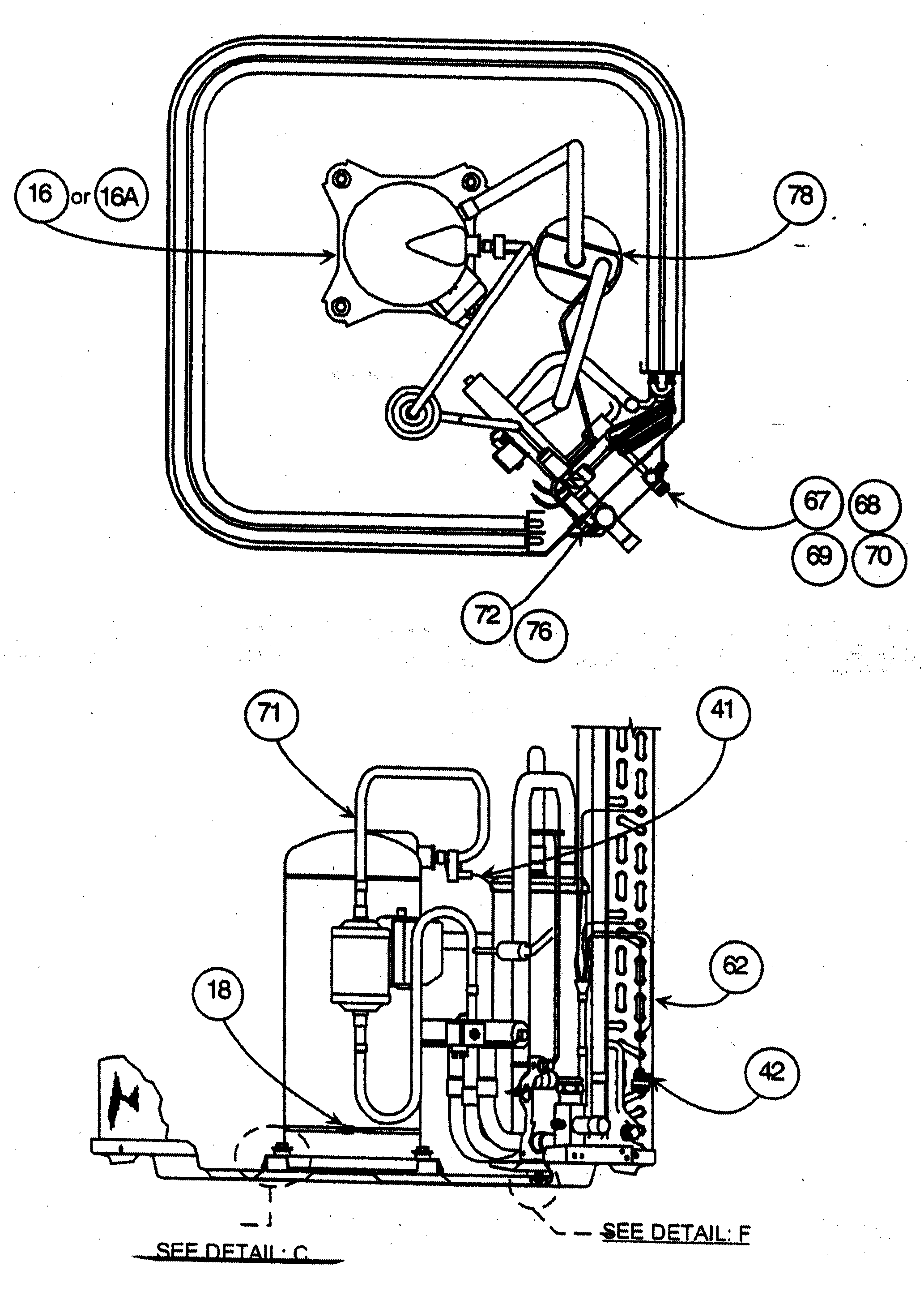 Carrier 38EYG060 SERIES300 compressor assy diagram