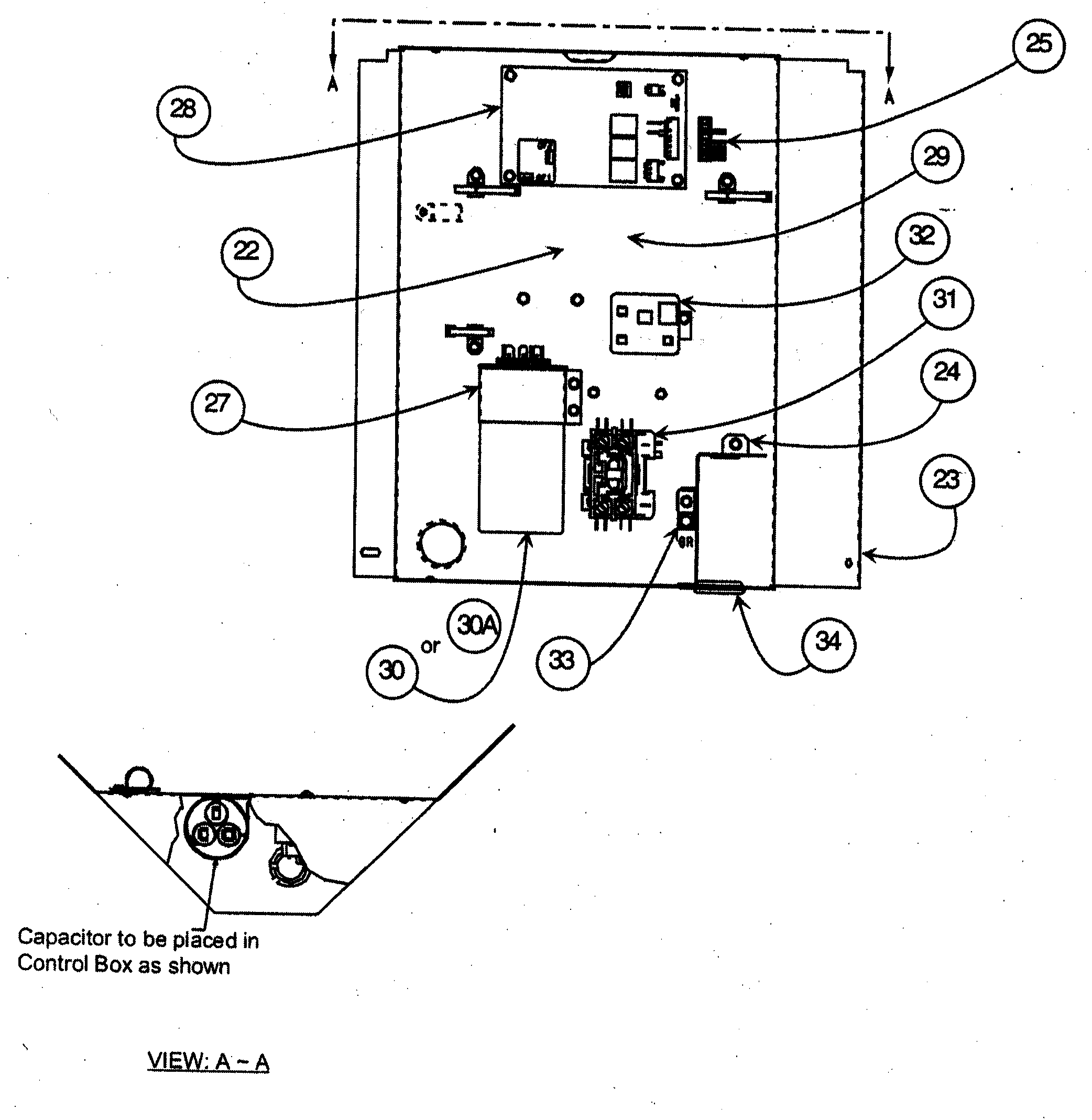 Carrier 38EYG060 SERIES300 control box diagram