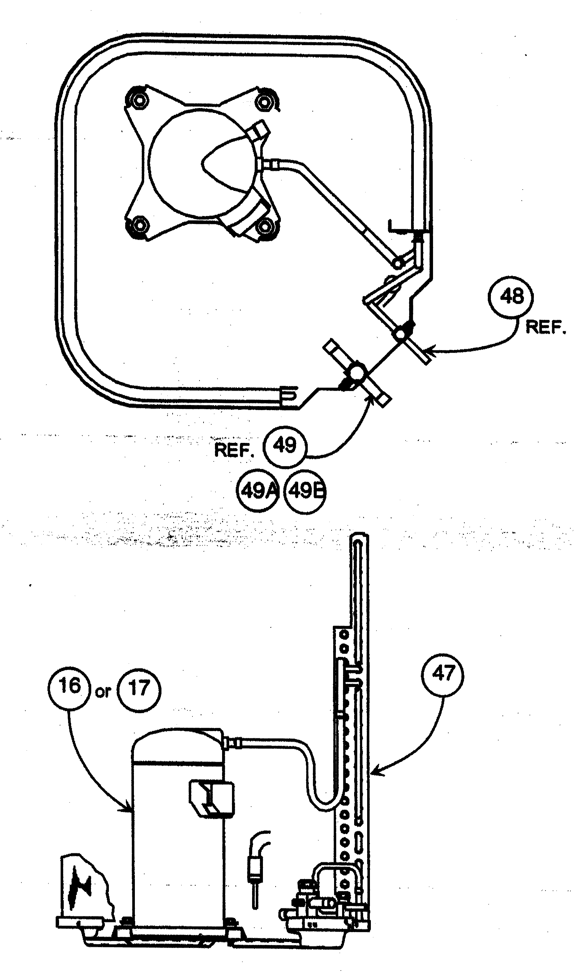 Carrier 38EZG018 SERIES300 compressor assy diagram