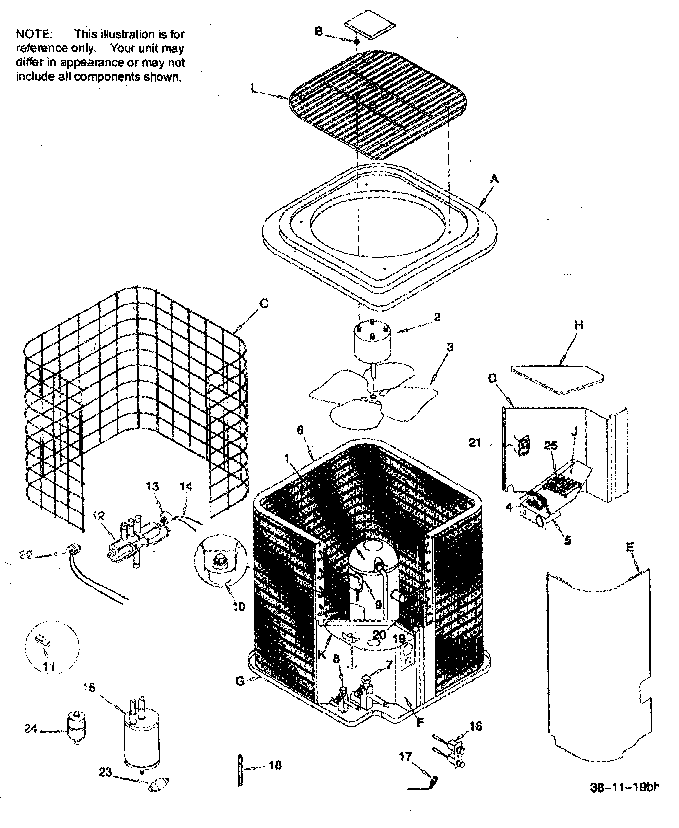 ICP CHP448AKA1 heat pump diagram