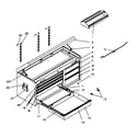 Craftsman 706597232 8 drawer chest diagram