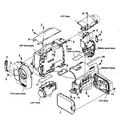 Sony CCD-TRV338 overall assy diagram