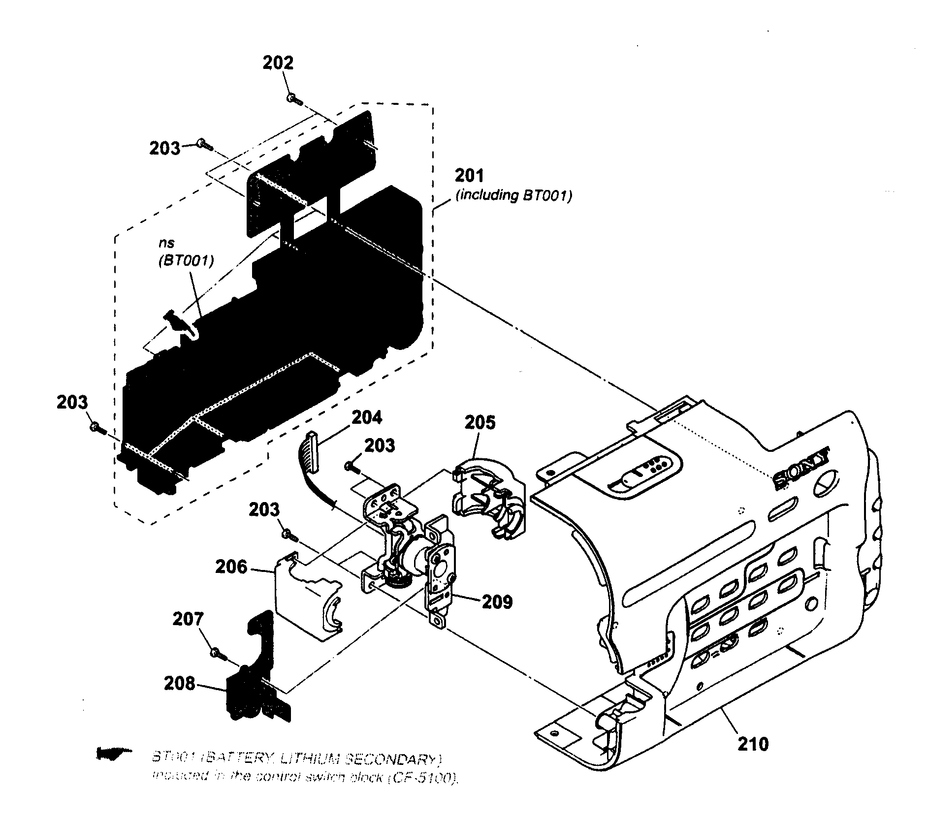 Sony CCD-TRV138 cabinet r block diagram