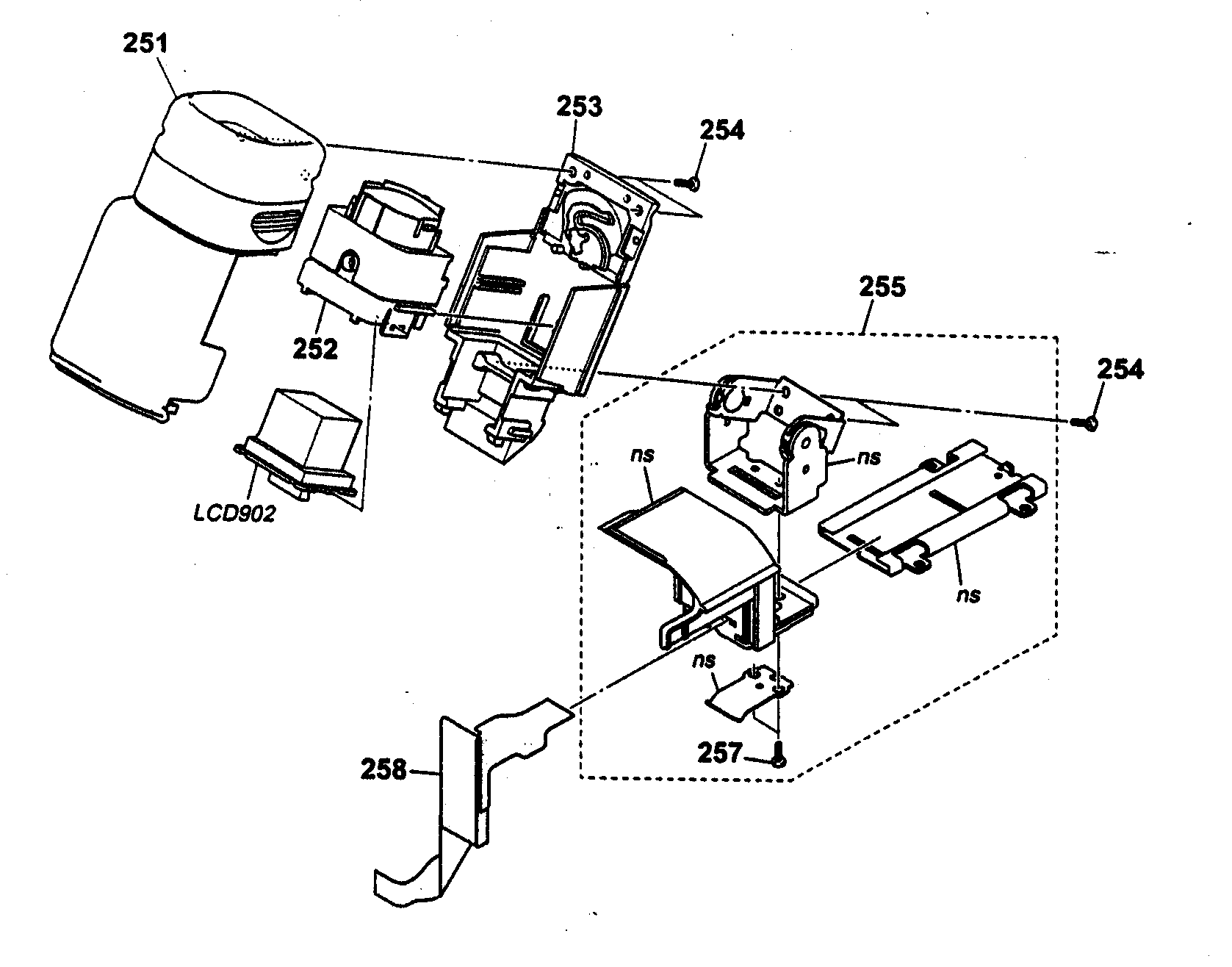 Sony CCD-TRV138 evf block diagram