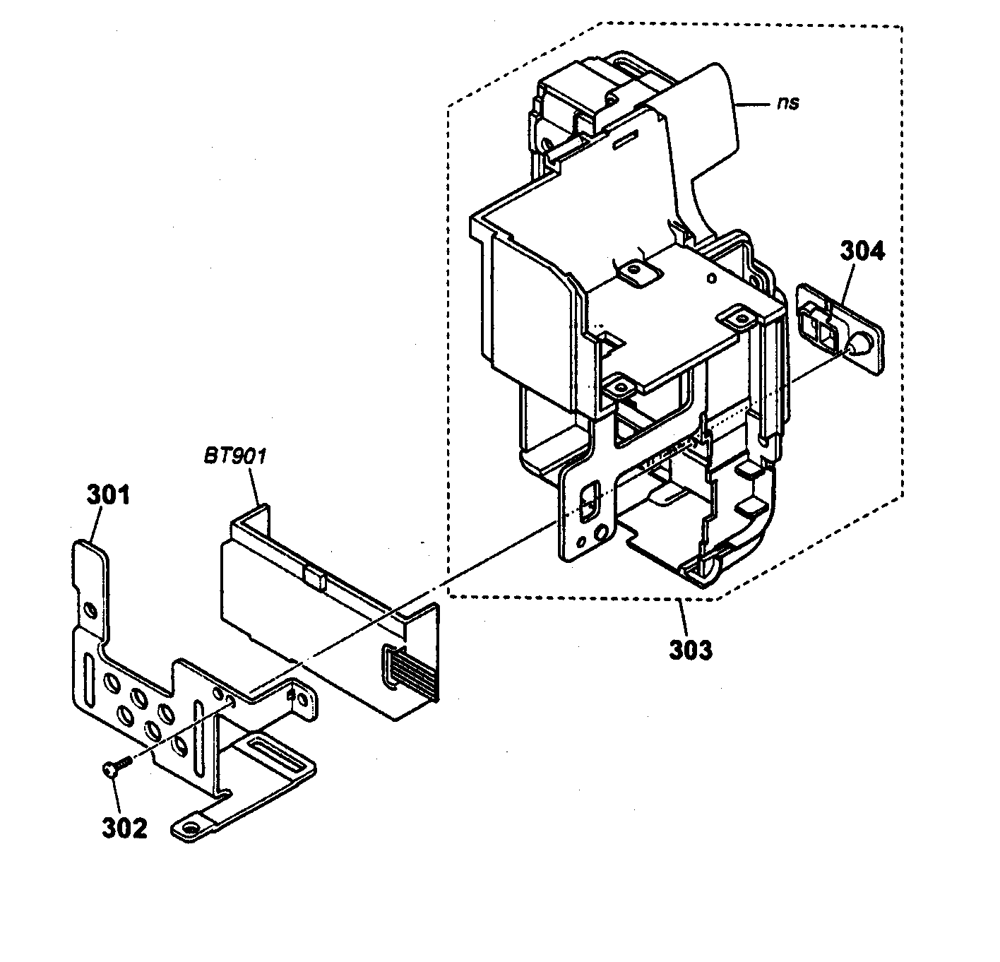 Sony CCD-TRV138 battery panel block diagram