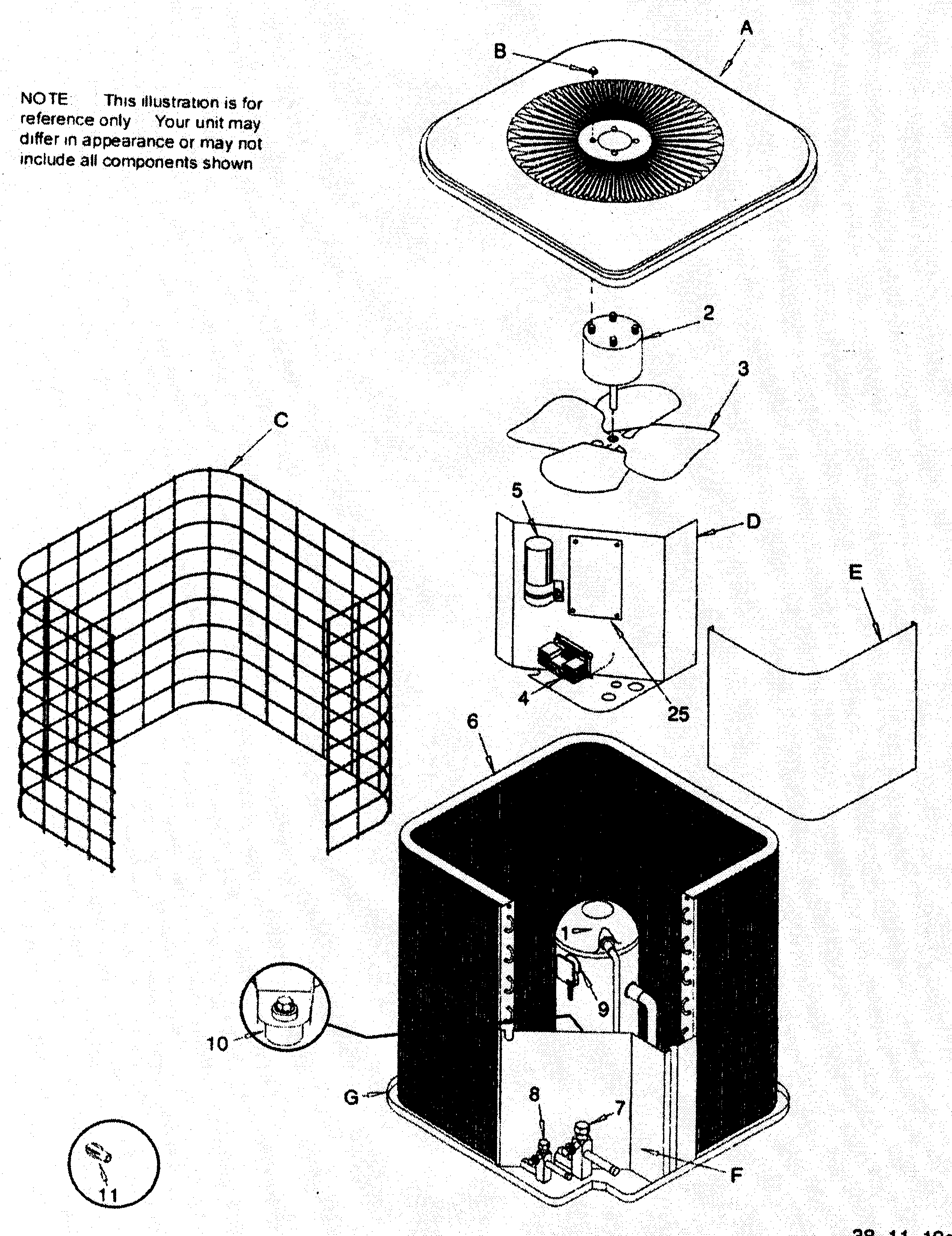 ICP A236AKA1 condensing unit diagram